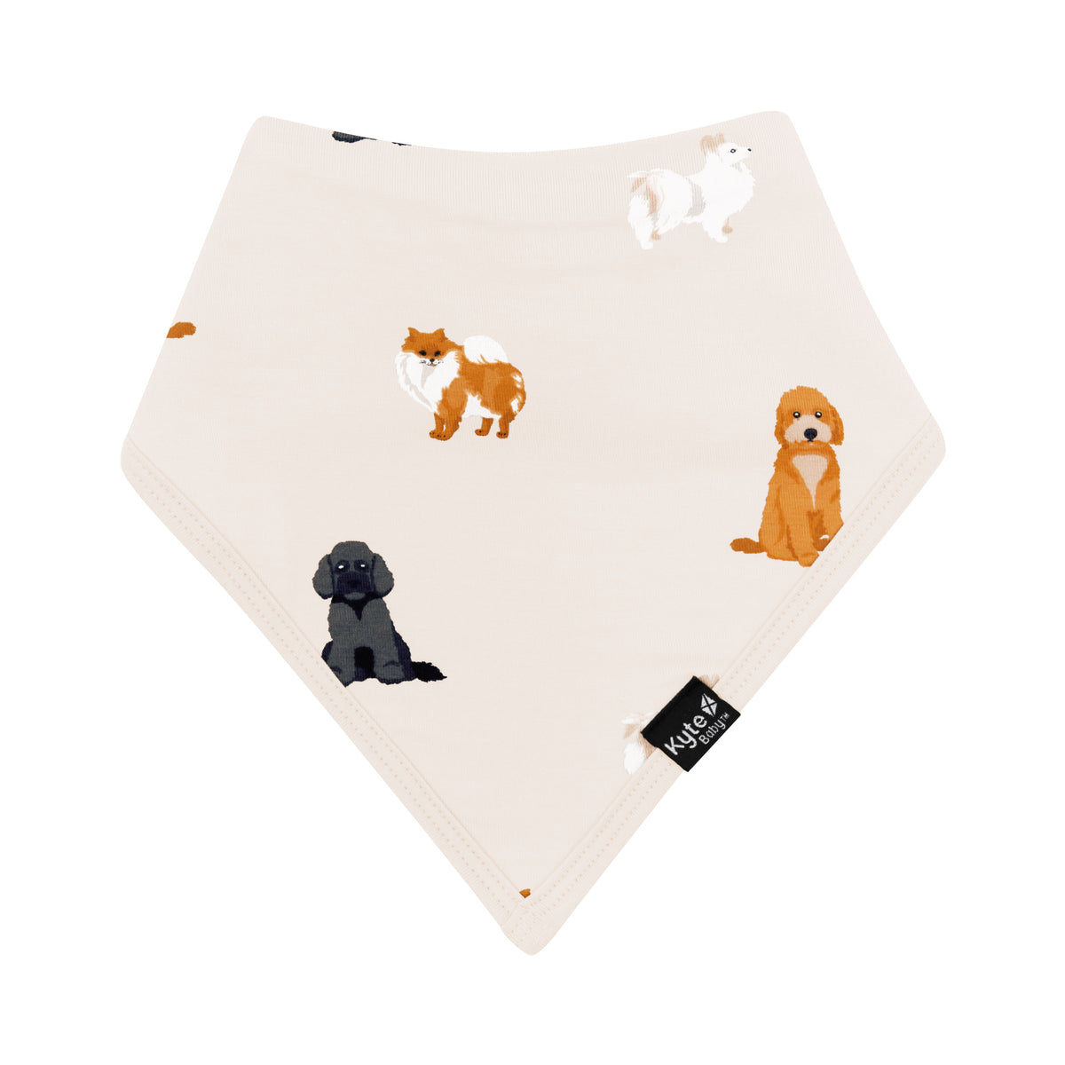 Bib in Fluffy Dog front