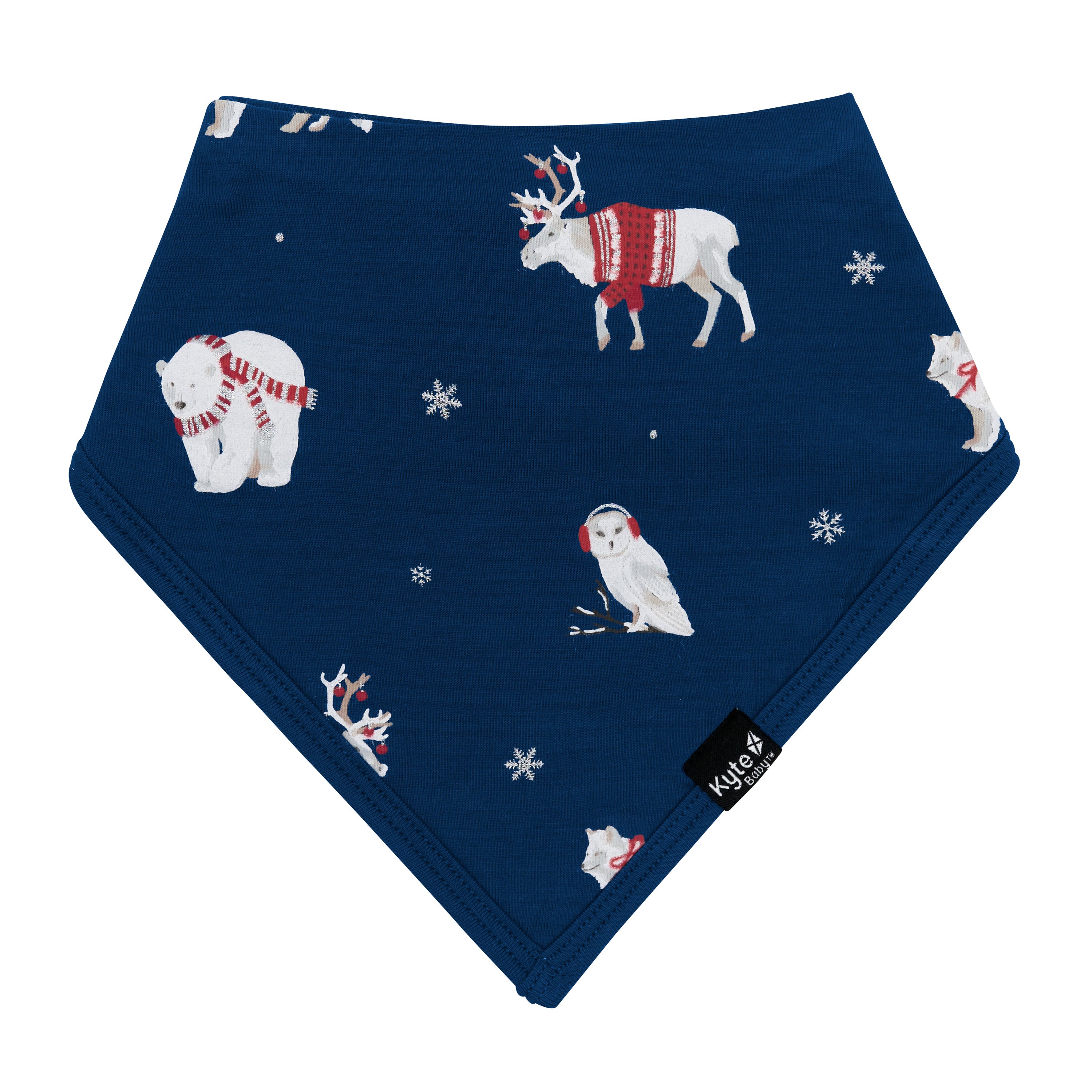 Front of the Bib in Frosty Friends