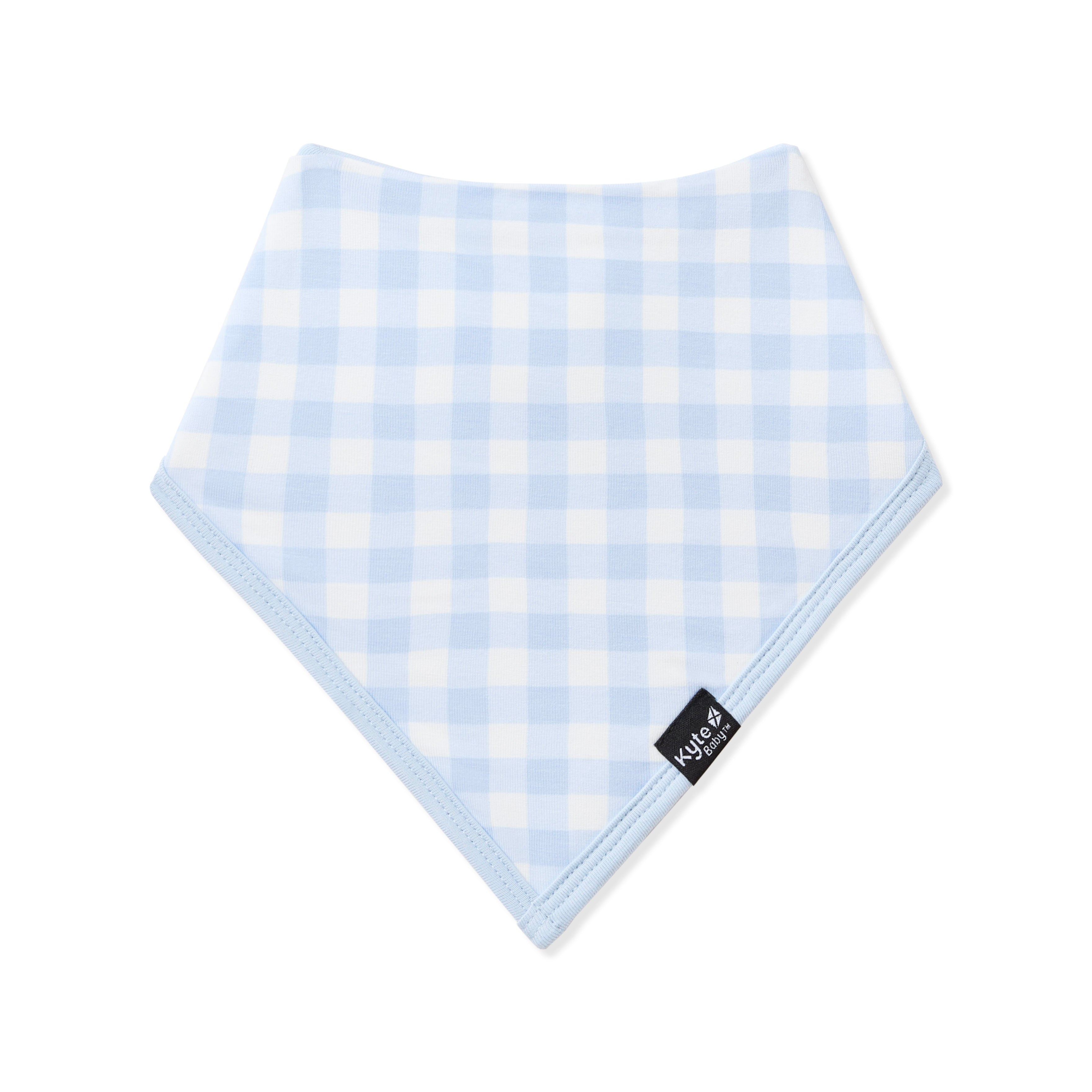 Front of the Bib in Gingham Breeze
