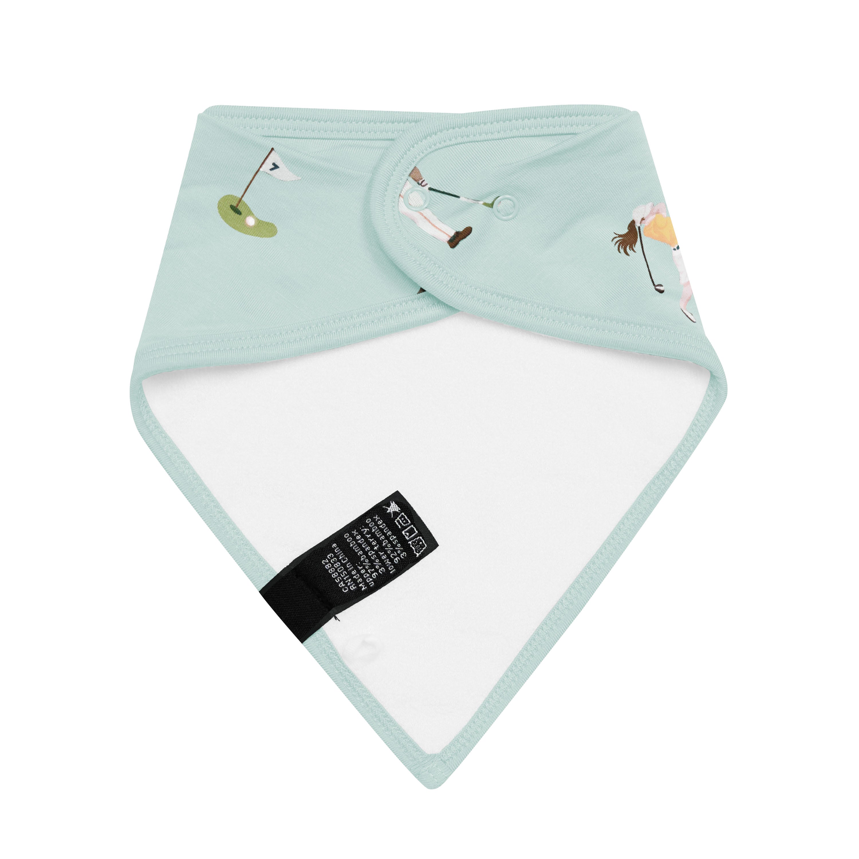 Adjustable Snap Bib in Golf