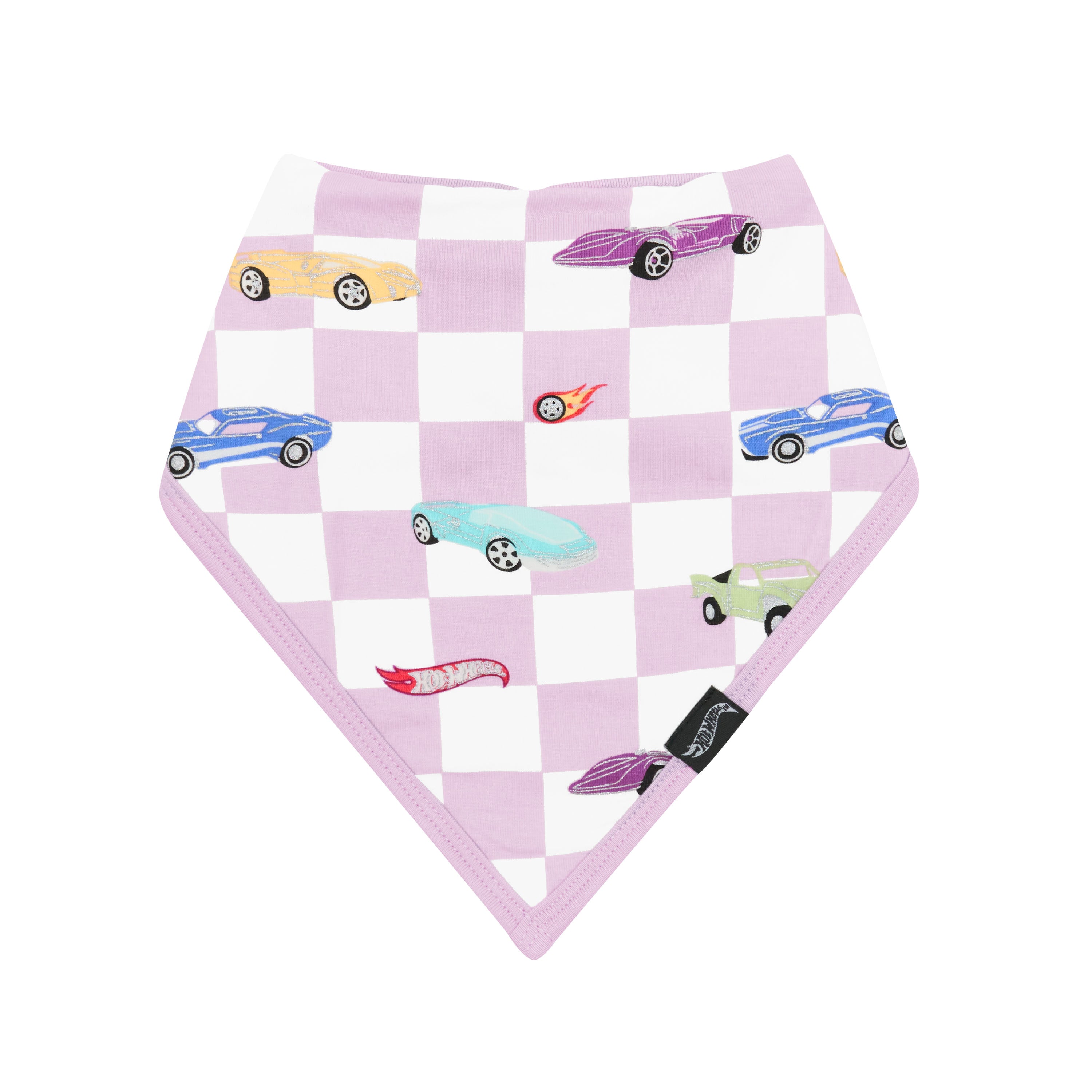 The front of the Bib in Sparkles and Speed