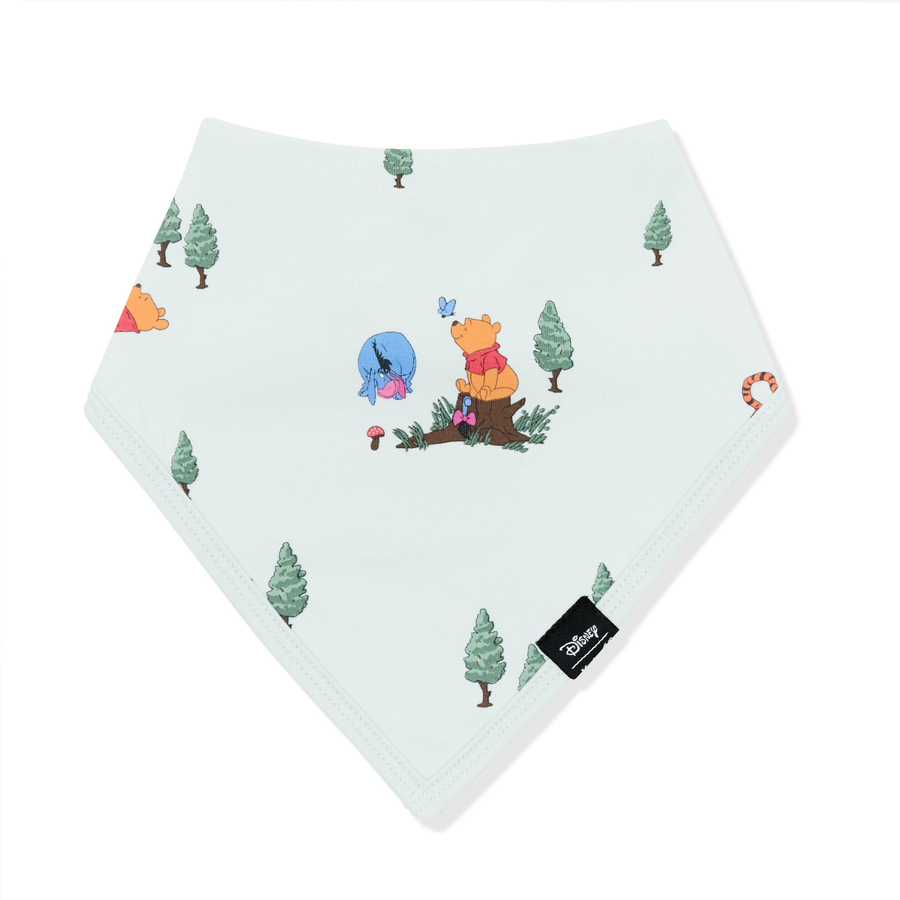 Front of the Bib in Winnie the Pooh Hundred Acre Wood
