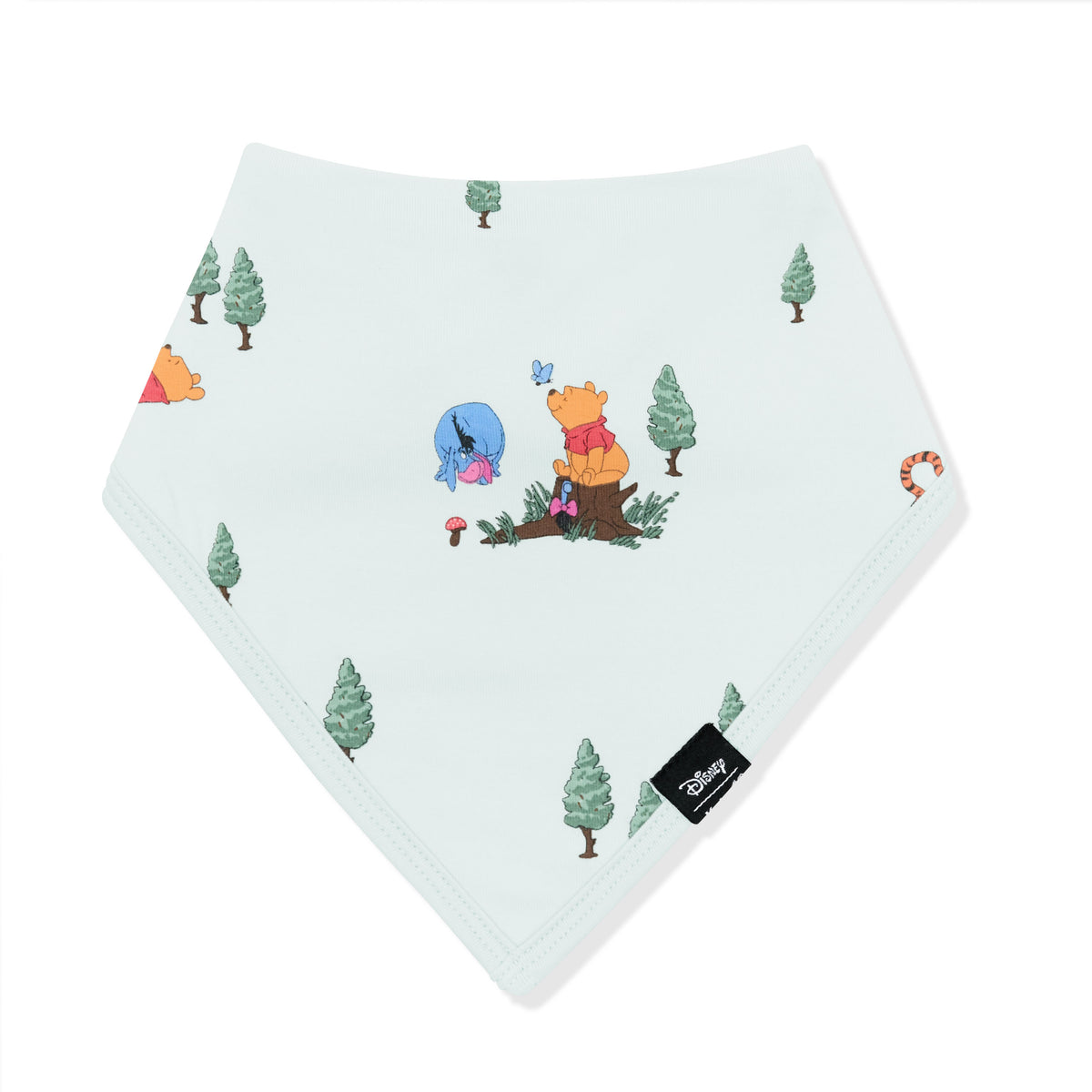 Front of the Bib in Winnie the Pooh Hundred Acre Wood
