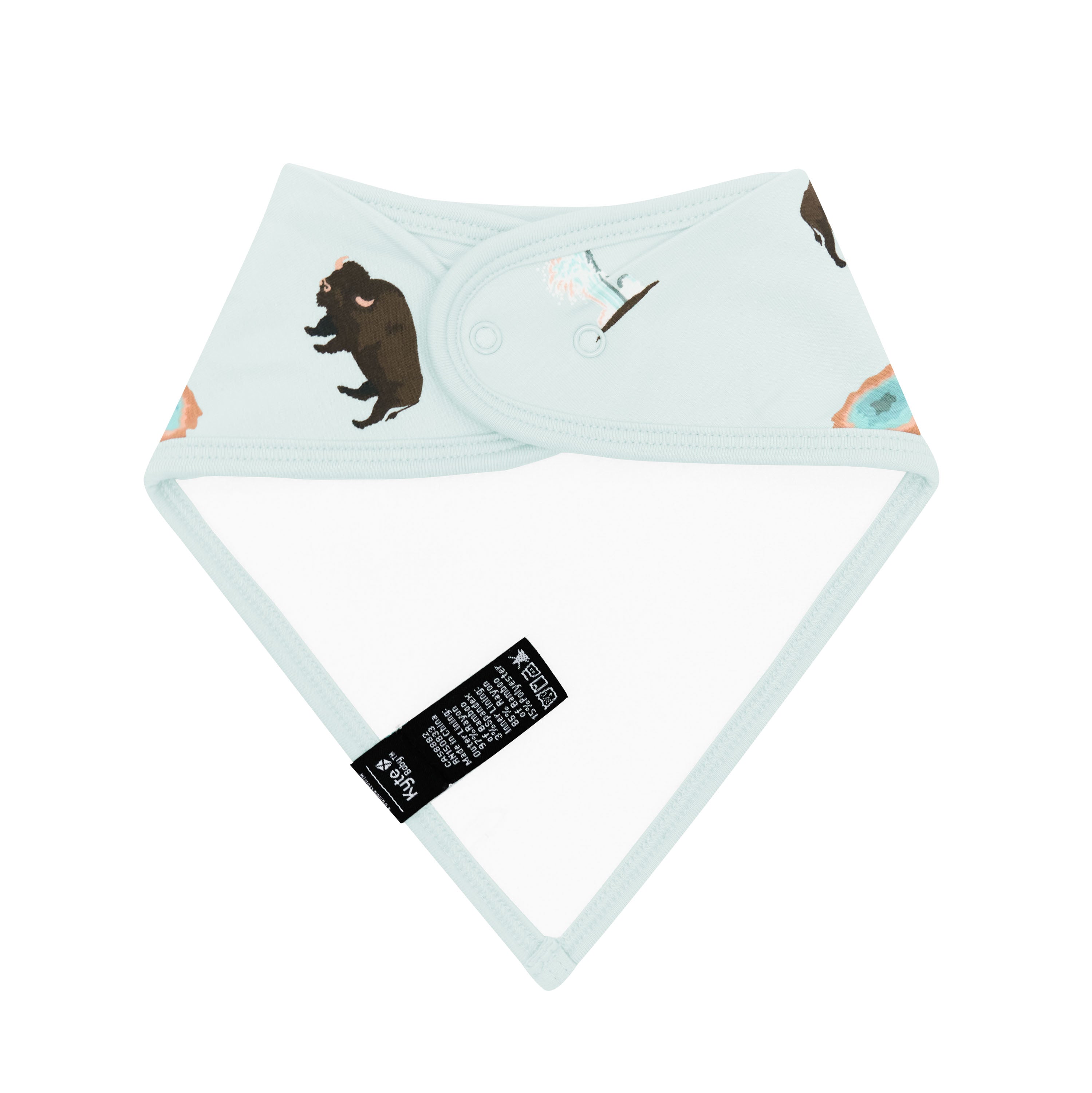 Adjustable Snap Bib in Yellowstone