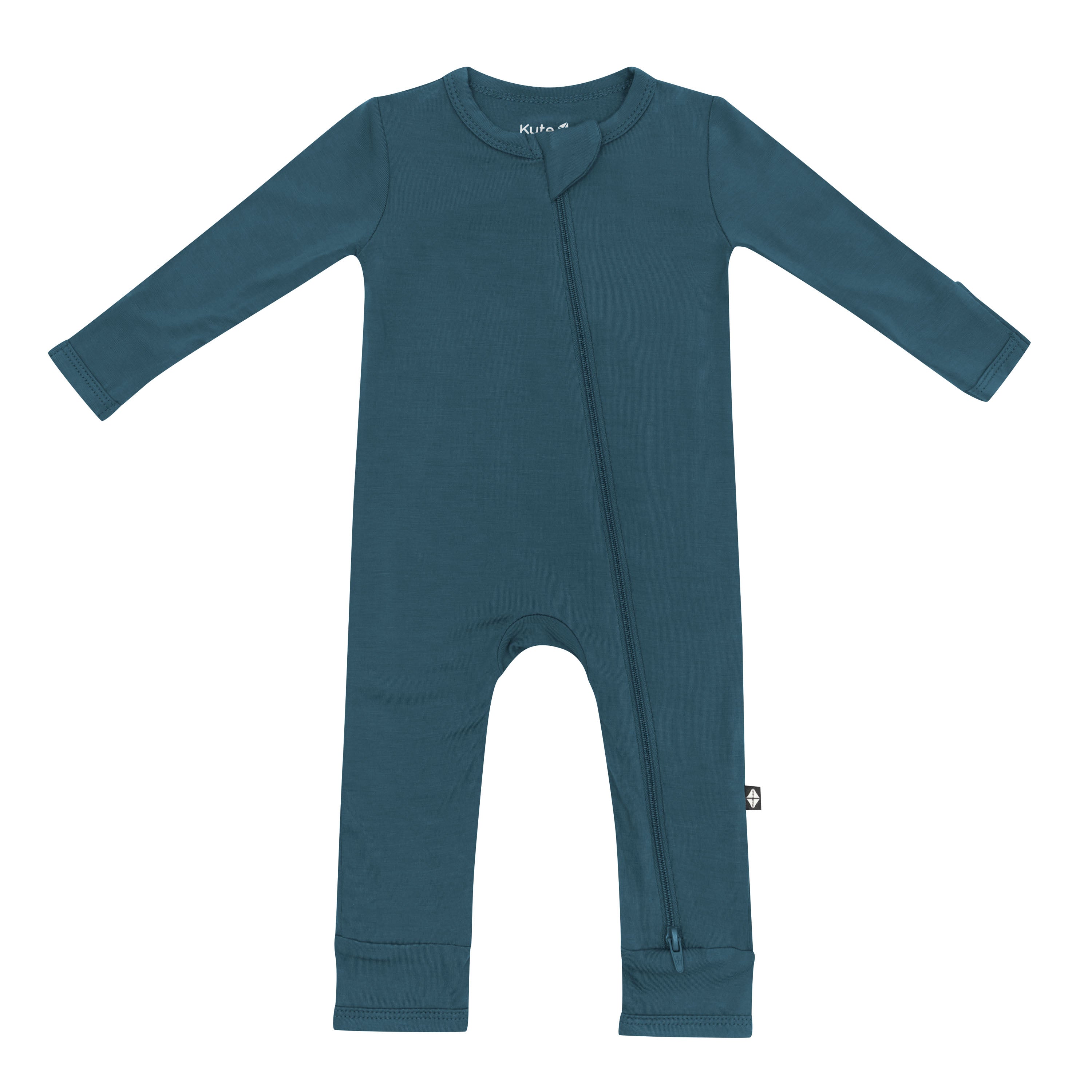 Product photo of the Zippered Romper in Atlantic