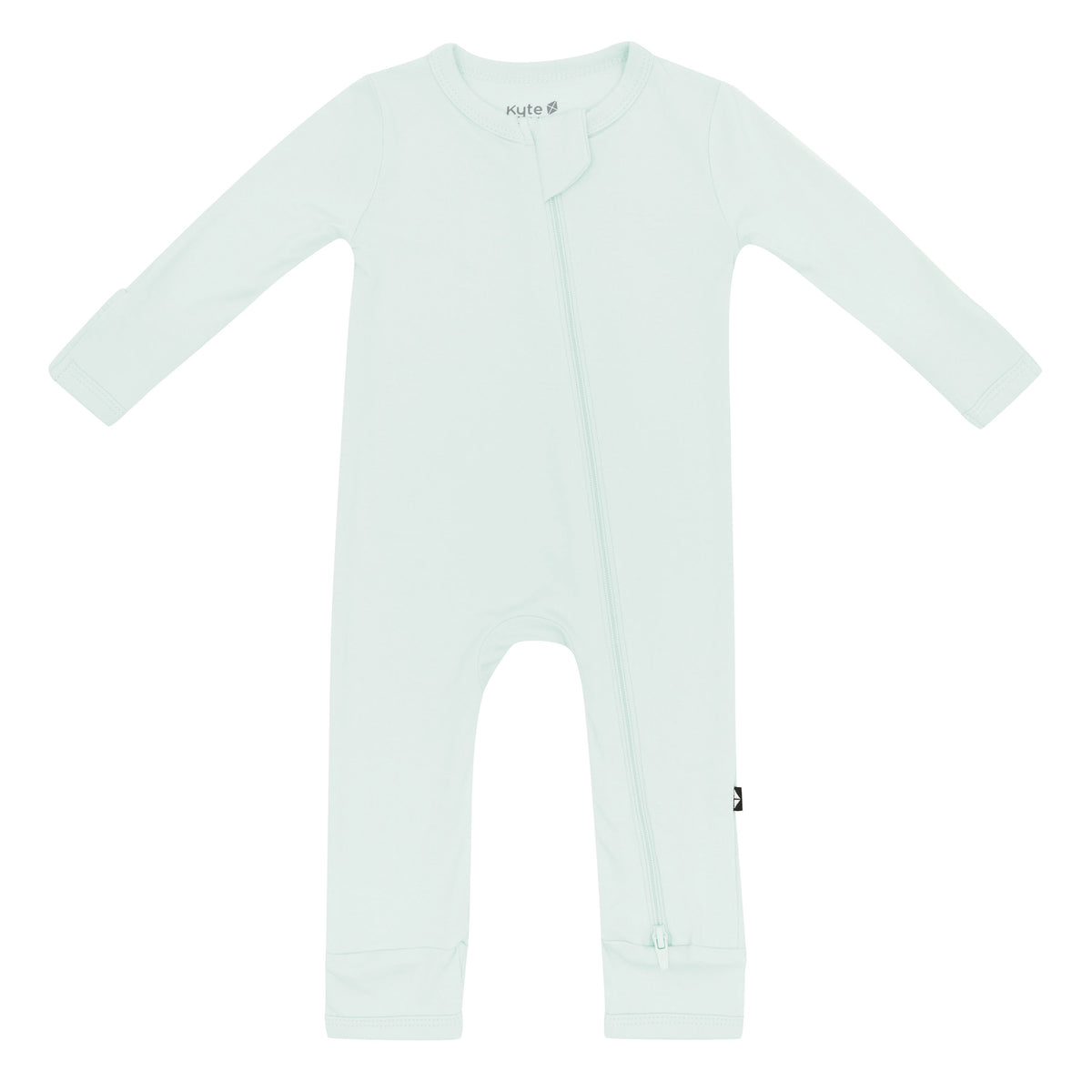 Kyte Baby's Zippered Romper in Dew