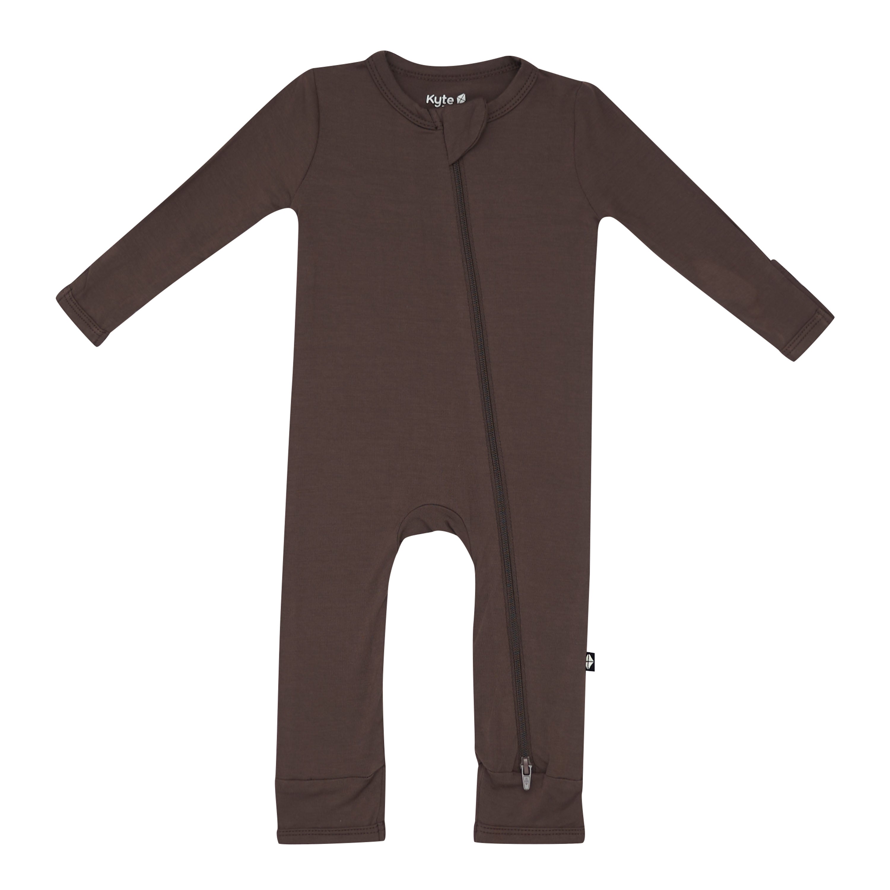 Product photo of the Zippered Romper in Espresso