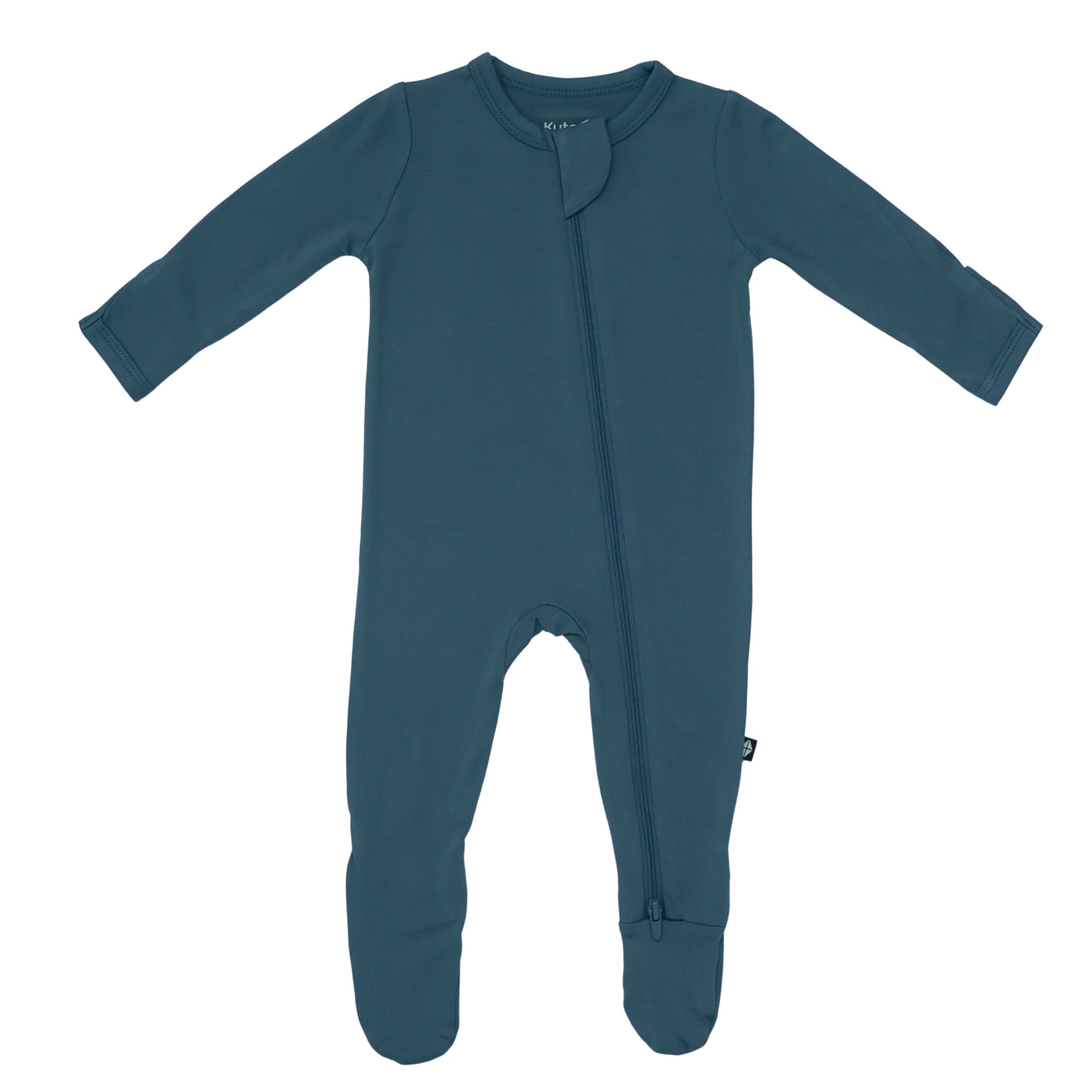Product photo of the Zippered Footie in Atlantic