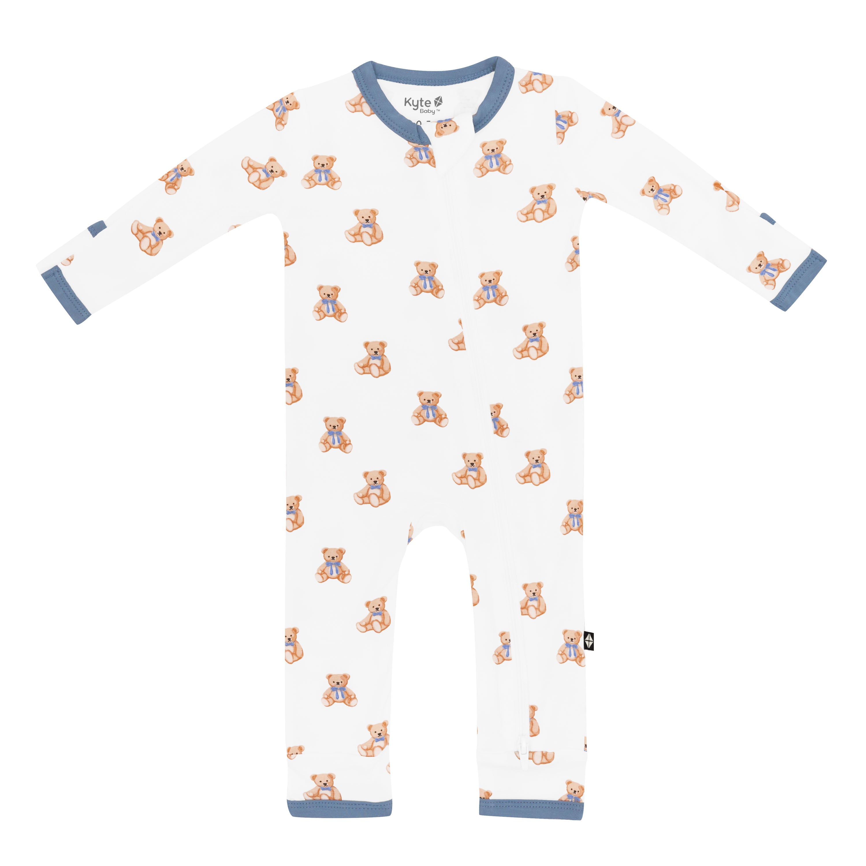 Kyte Baby's Zippered Romper in Teddy Bear