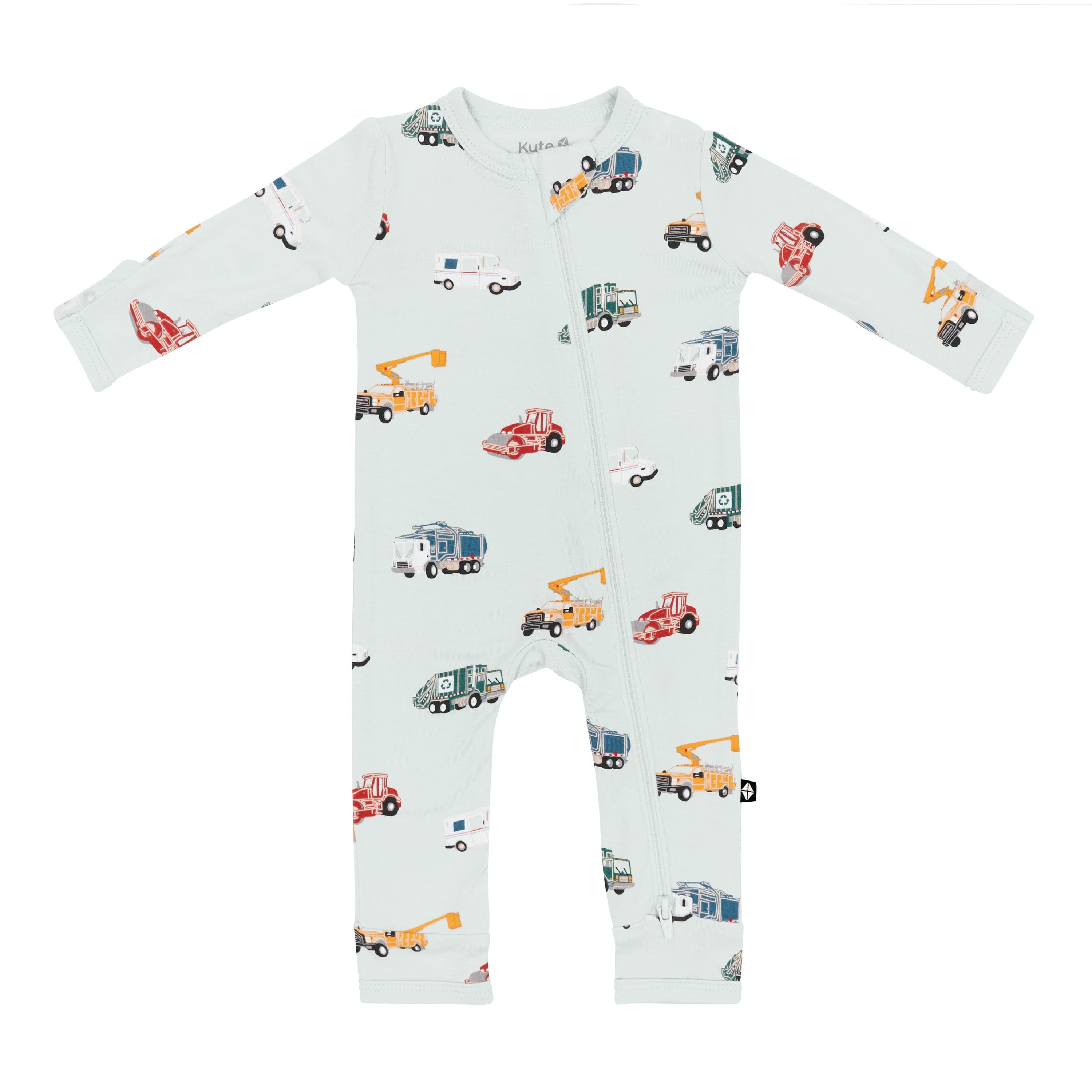 Product photo of the Zippered Romper in City Vehicles