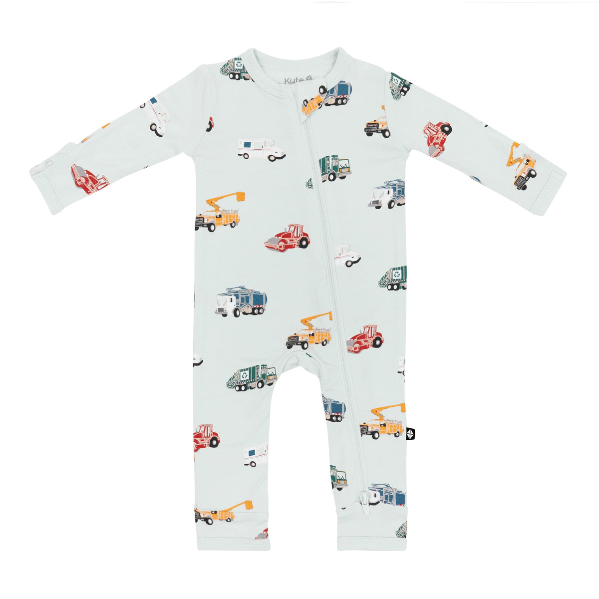 Product photo of the Zippered Romper in City Vehicles
