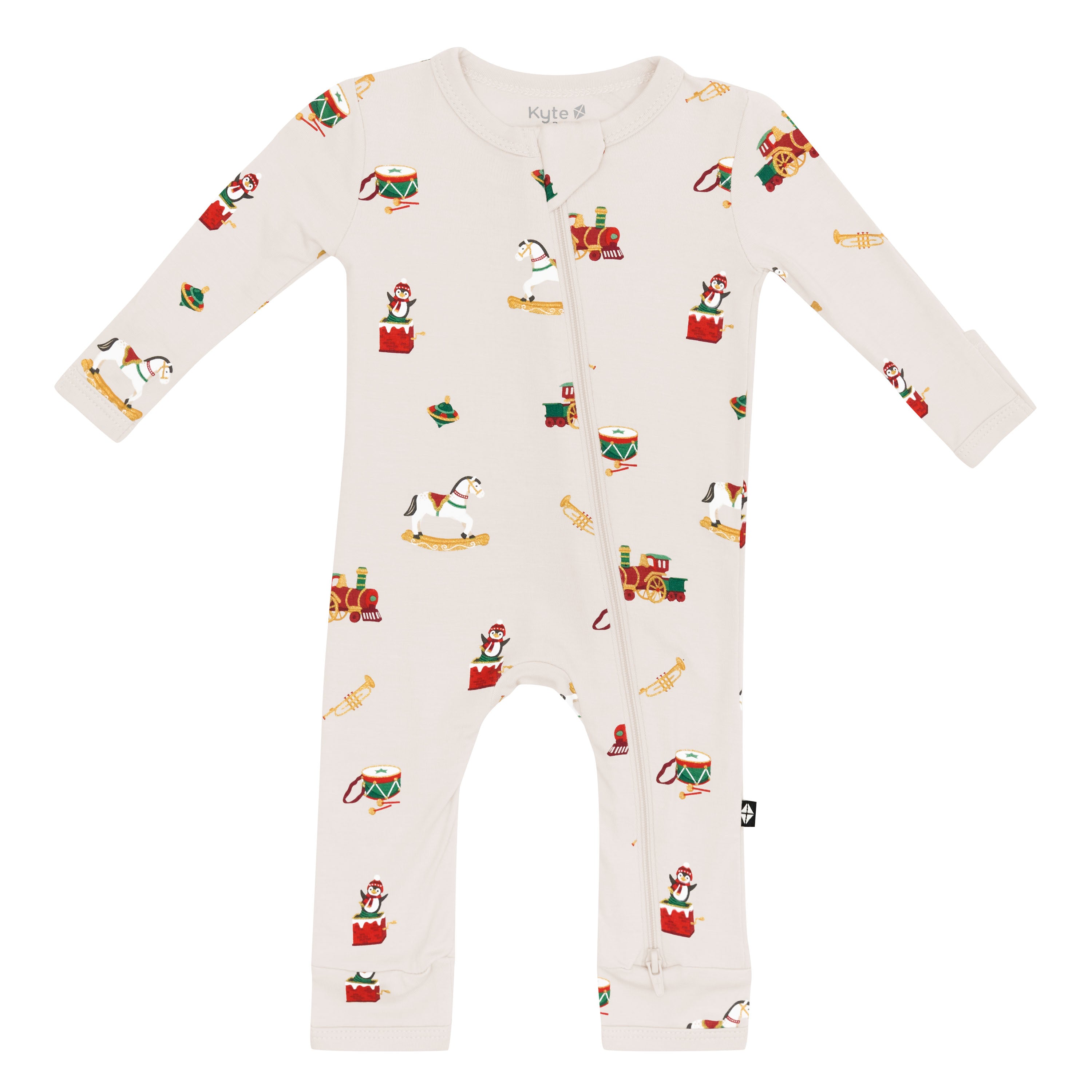Product photo of the Zippered Romper in Vintage Toys