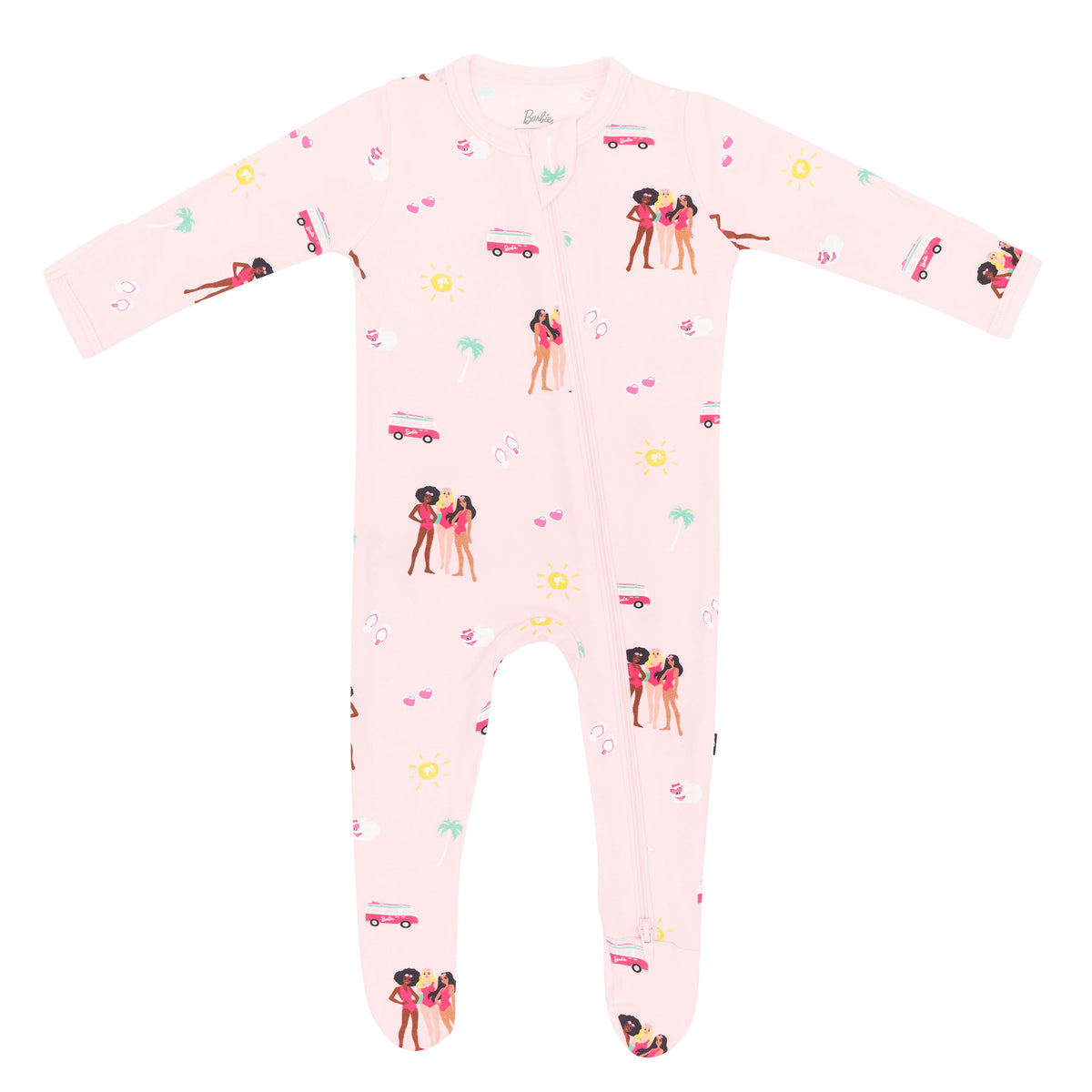 Kyte Baby Zippered Footie in Barbie™ Beach
