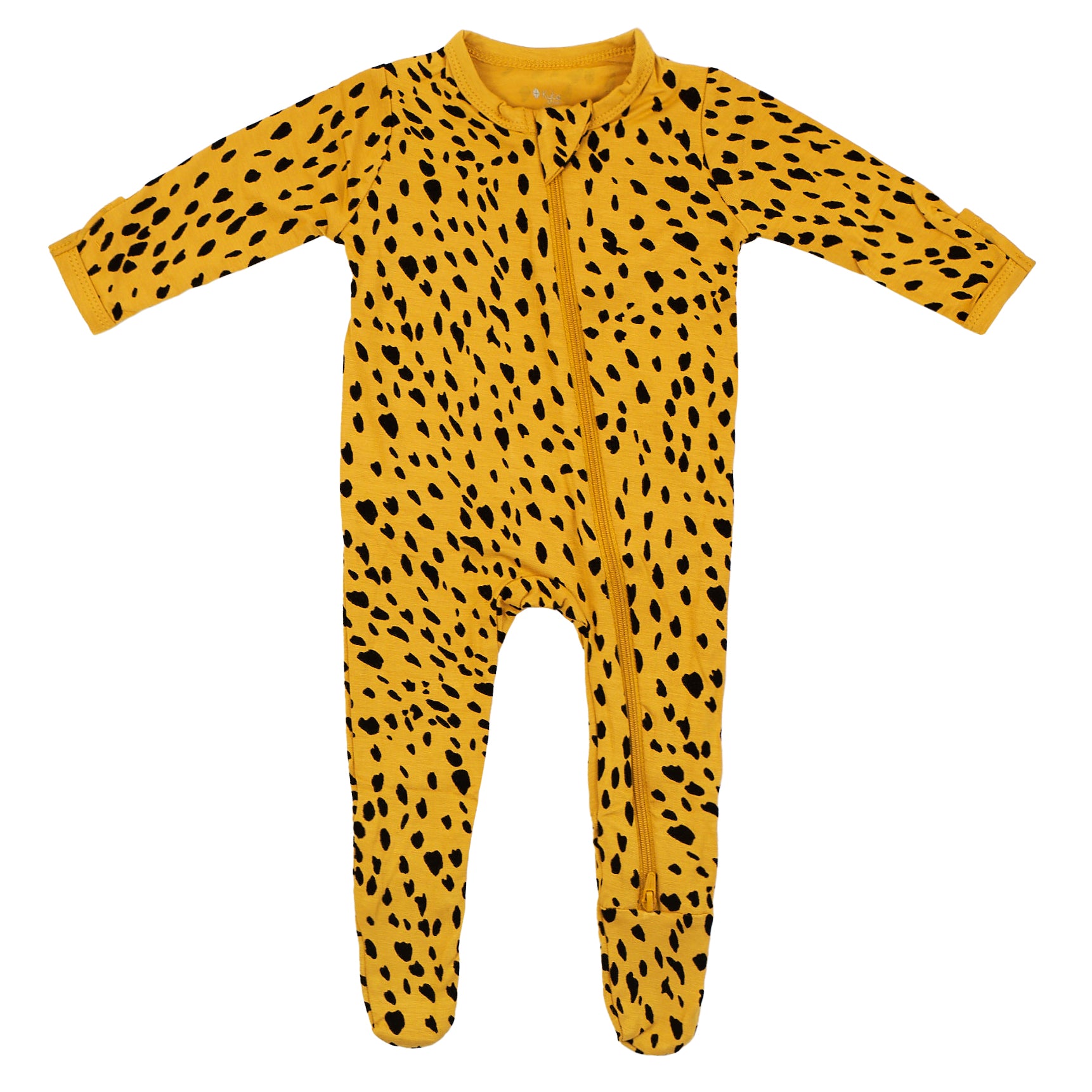 marigold cheetah footie