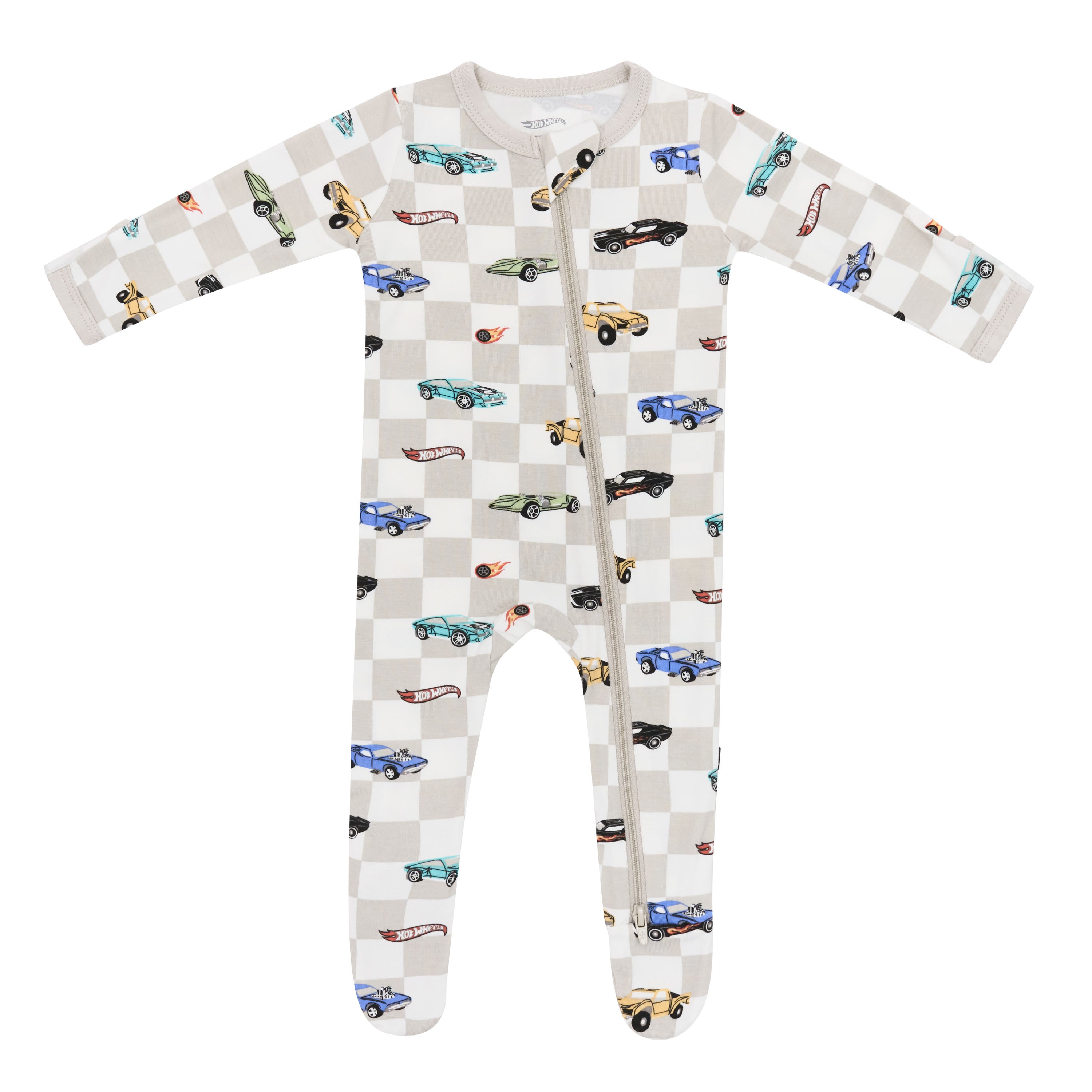 Kyte Baby's Zippered Footie in Fast and Fierce
