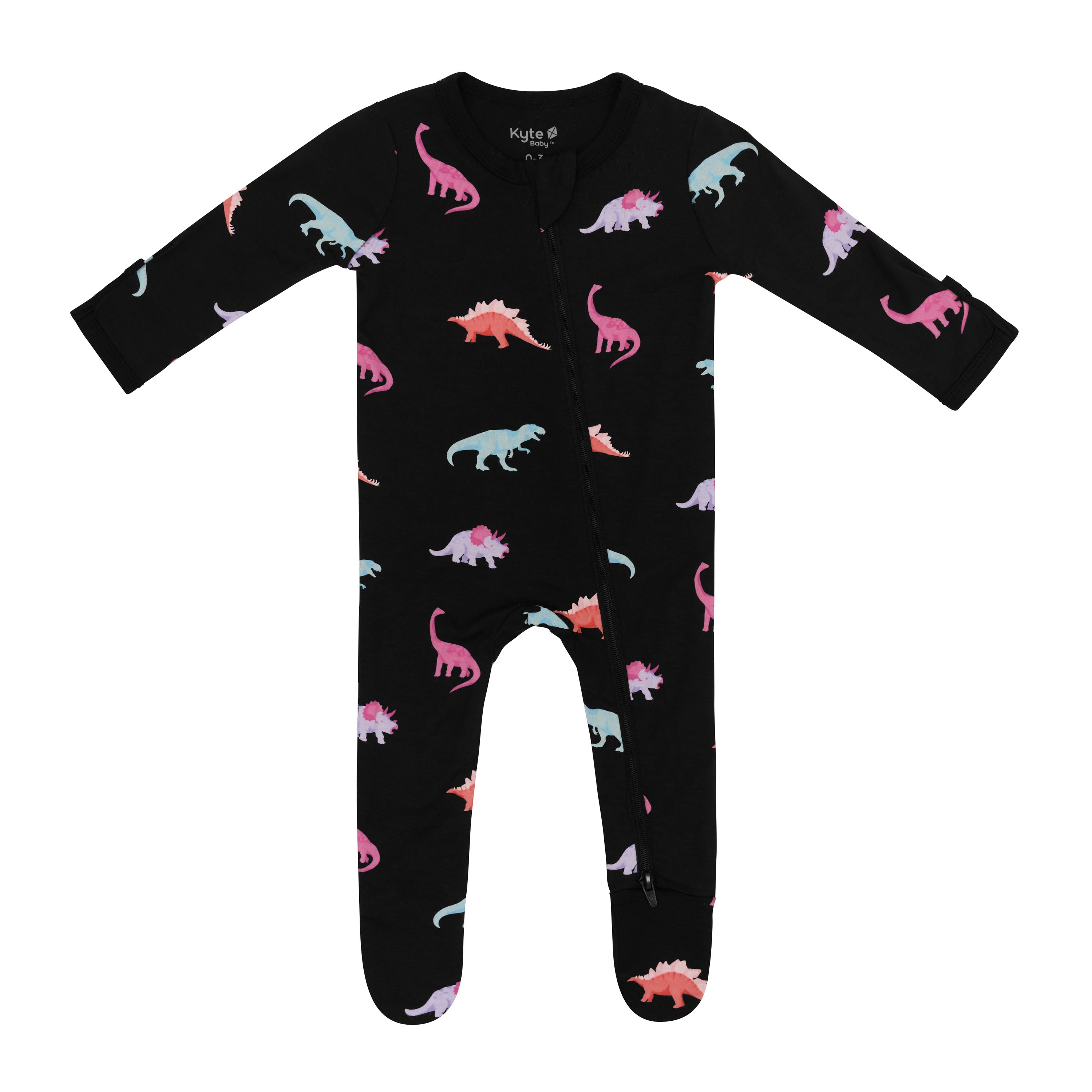 Kyte Baby Zippered Footie in Midnight Roar