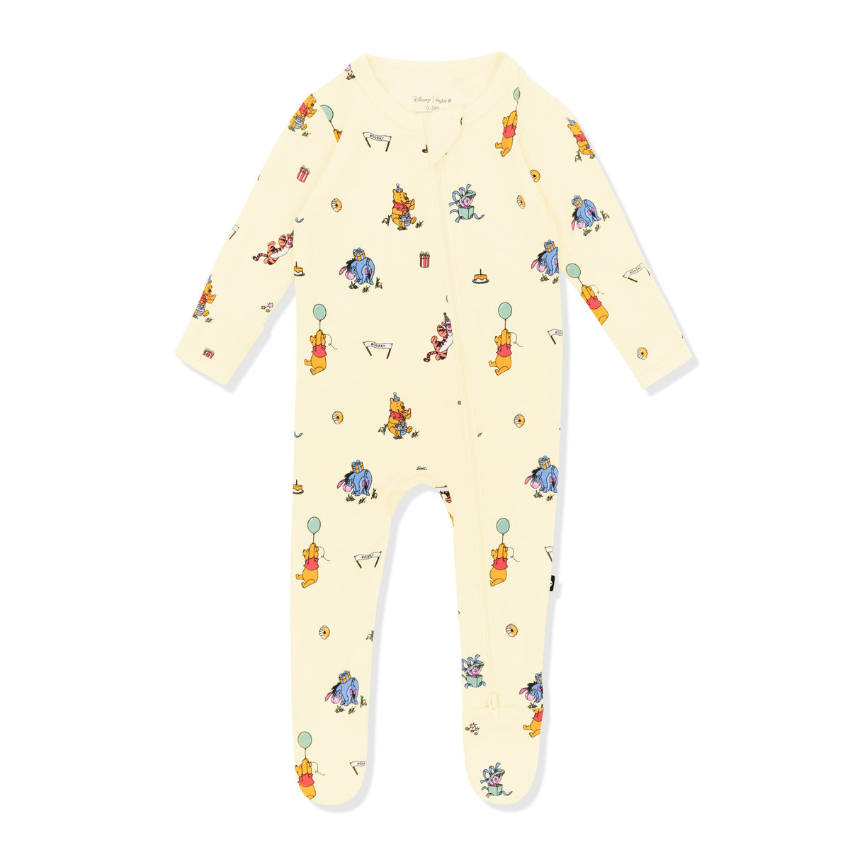 Product photo of the Zippered Footie in Winnie the Pooh Celebration