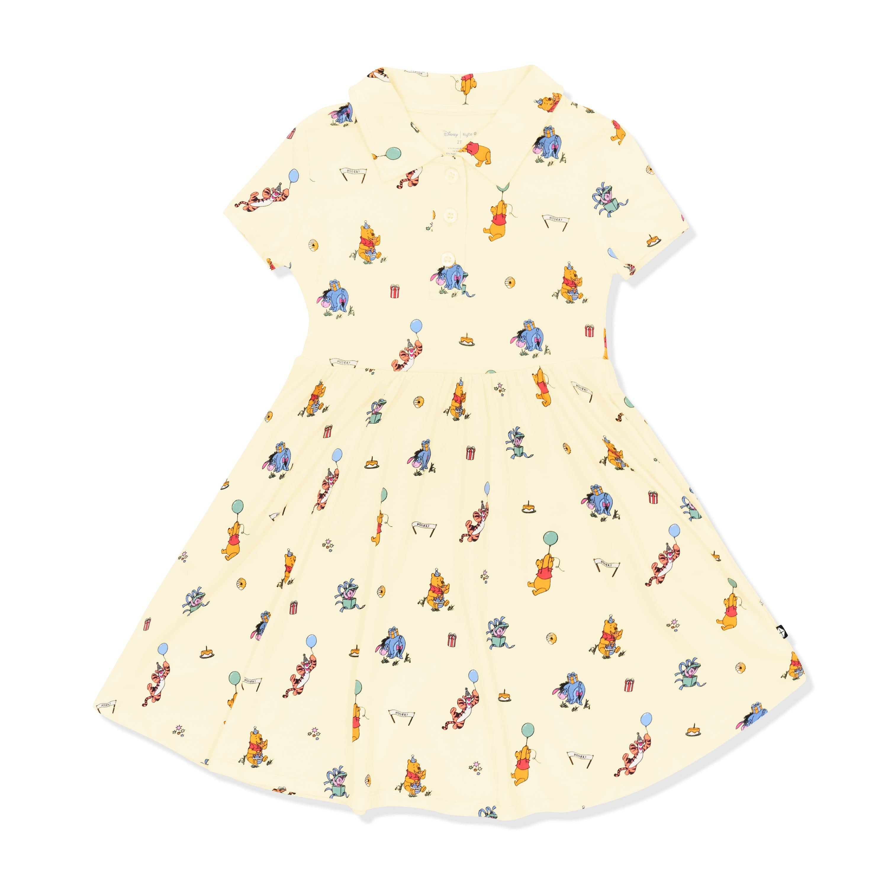 Product photo of the Polo Dress in Winnie the Pooh Celebration