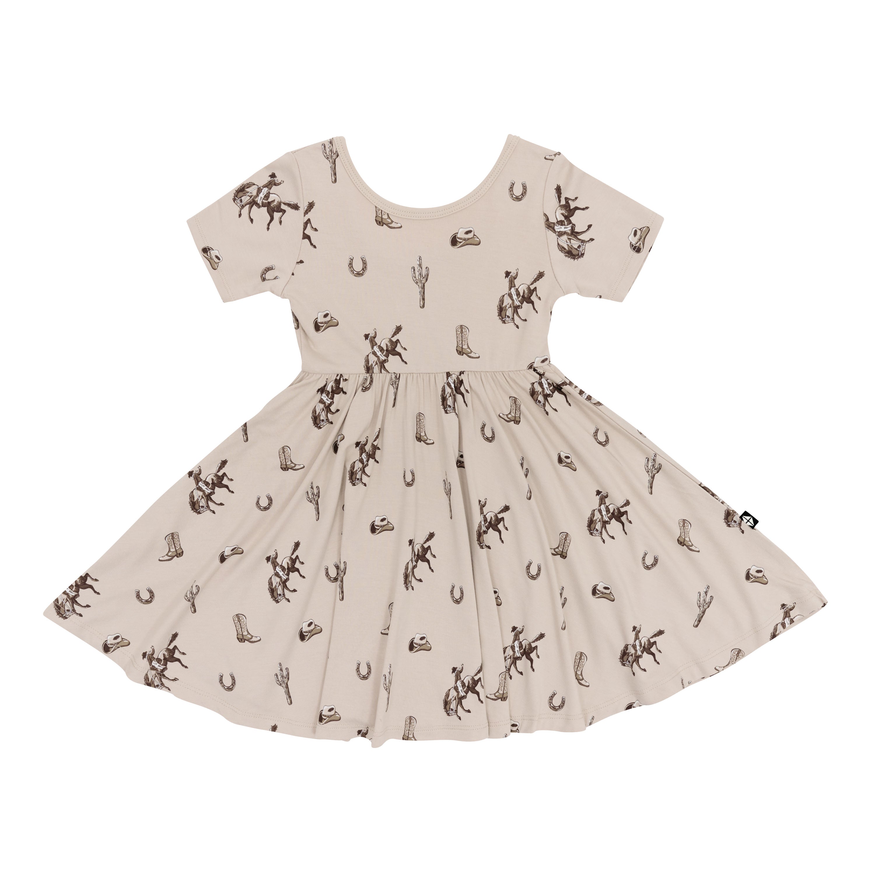 Product photo of the Twirl Dress in Classic Cowboy