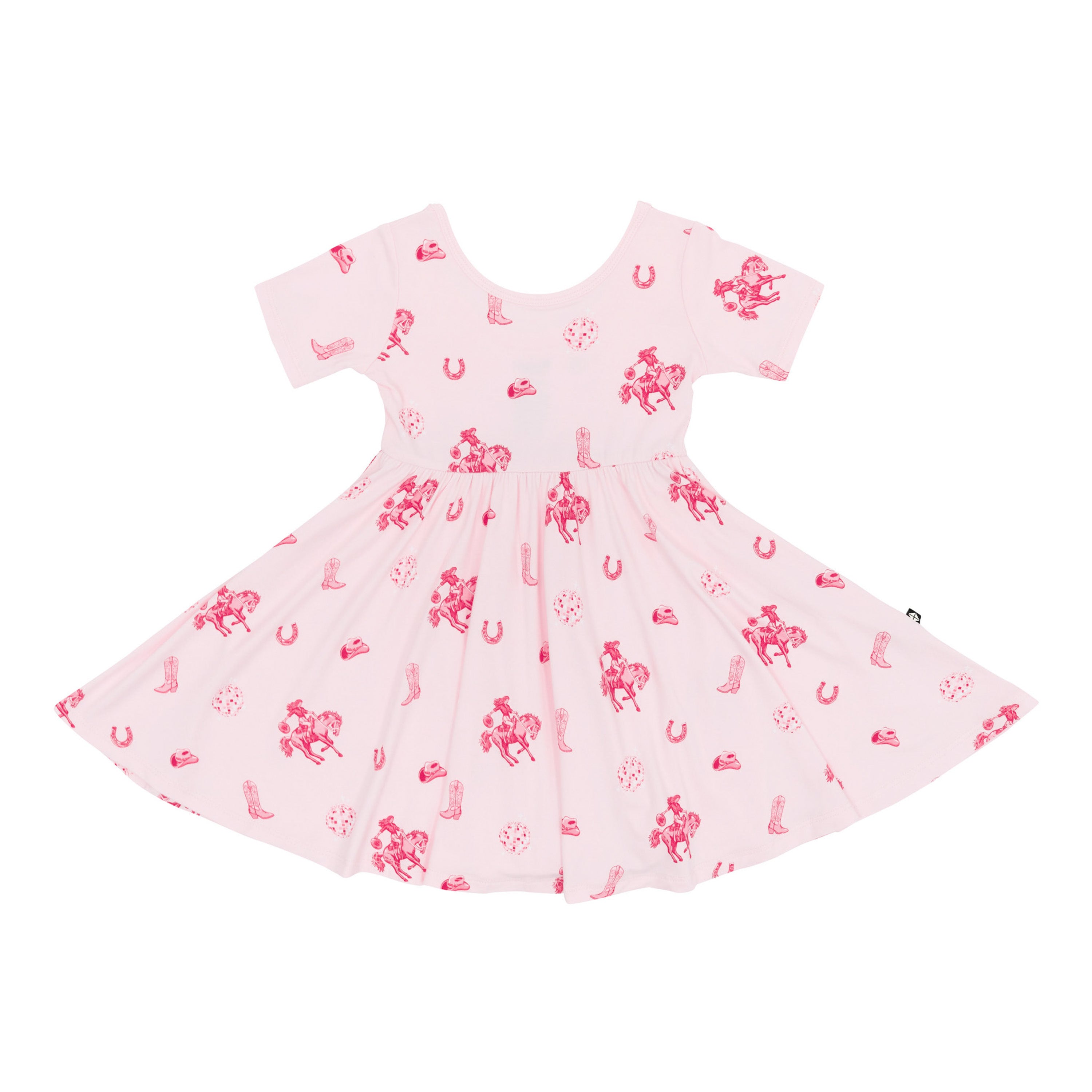 Product photo of the Twirl Dress in Disco Cowgirl