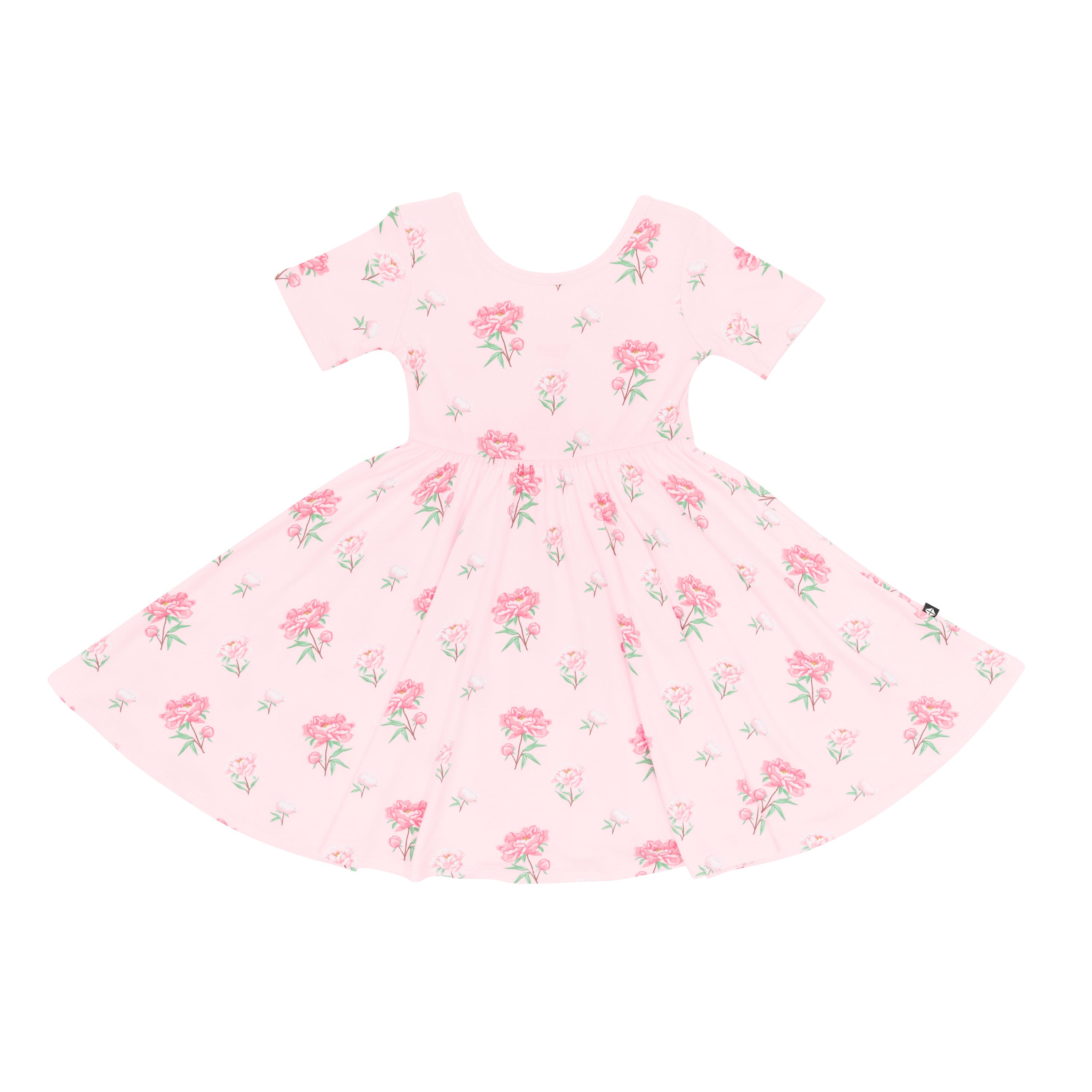 Kyte Baby's Twirl Dress in Sakura Peony