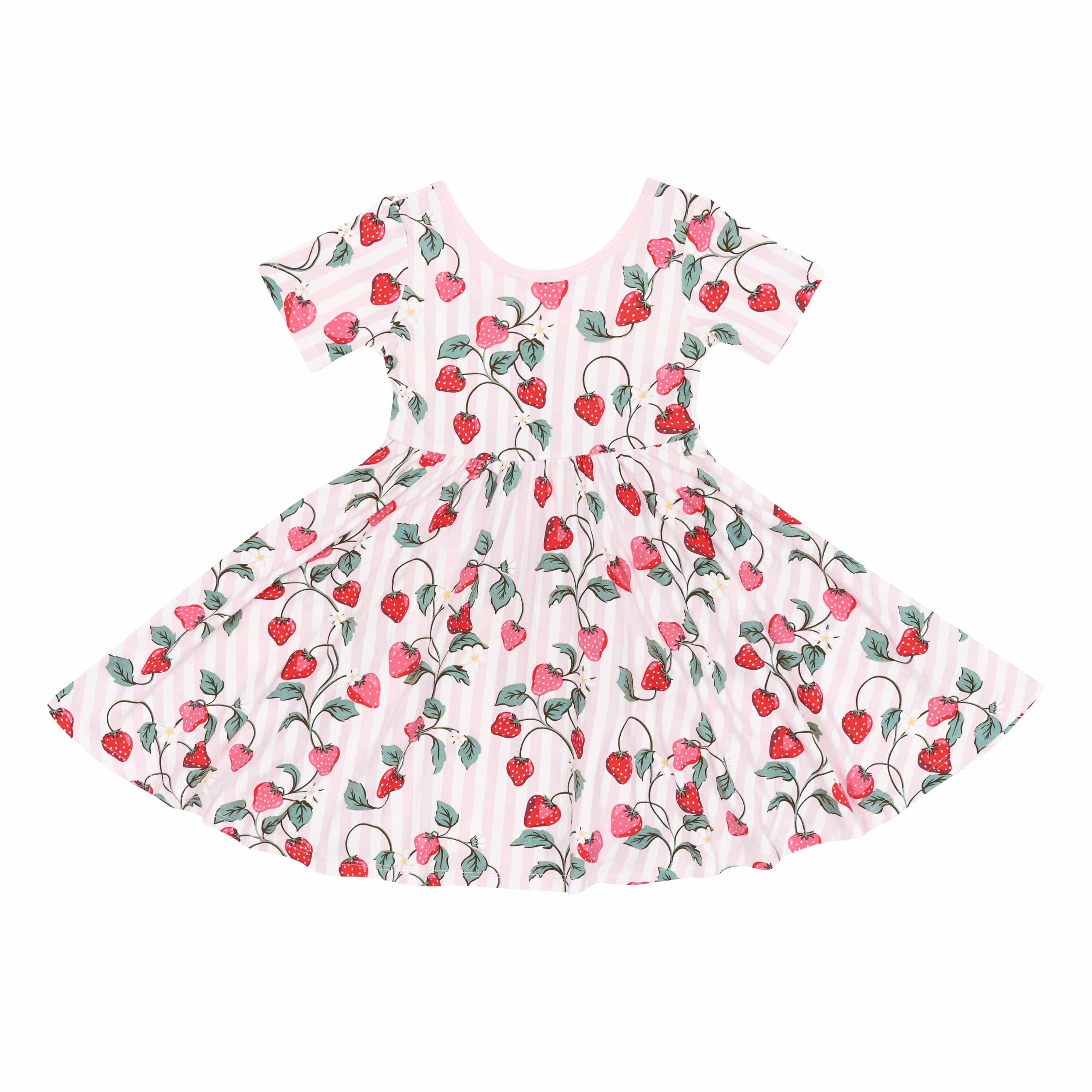 Product photo of the Twirl Dress in Strawberry Fields