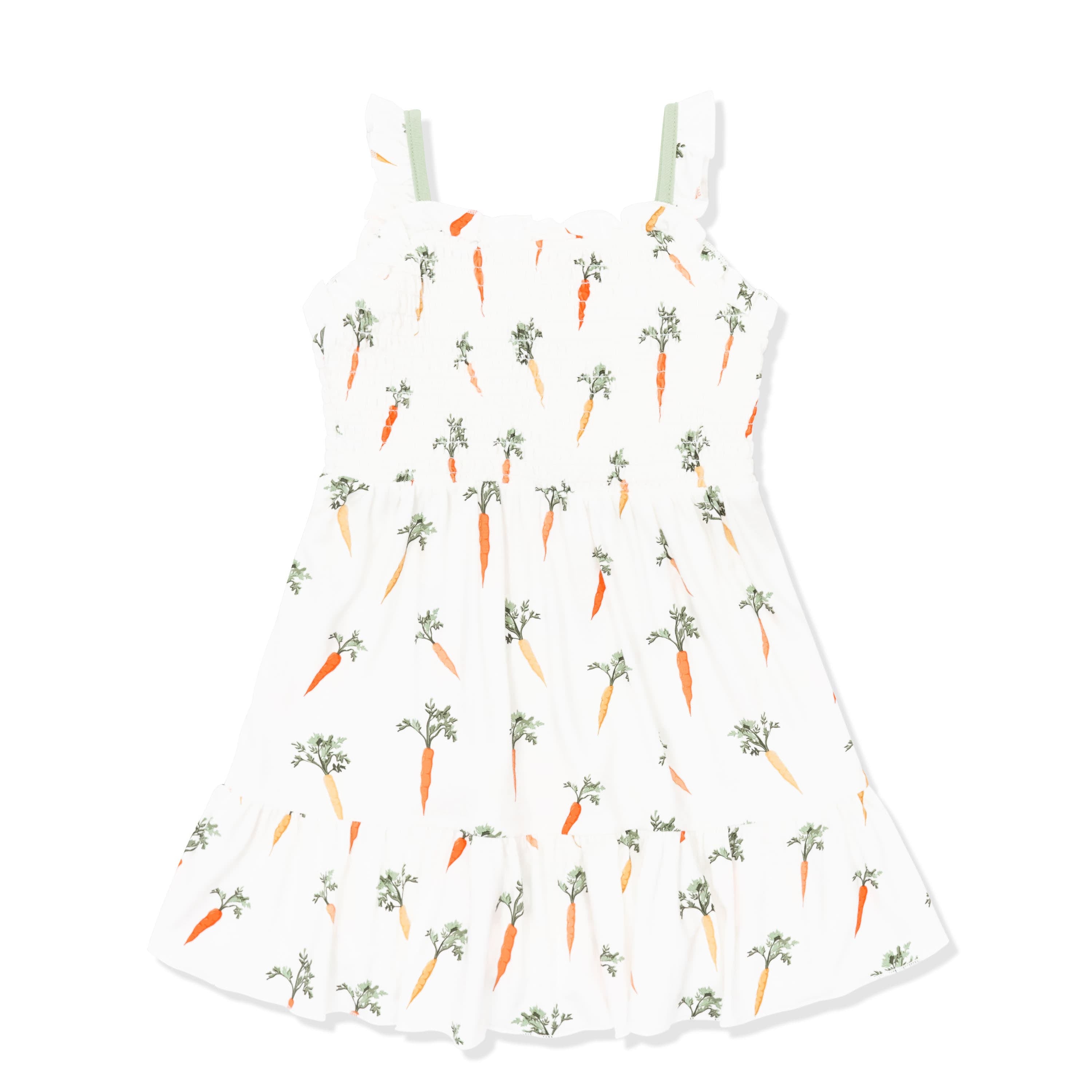 Product photo of the Smocked Dress in Carrot