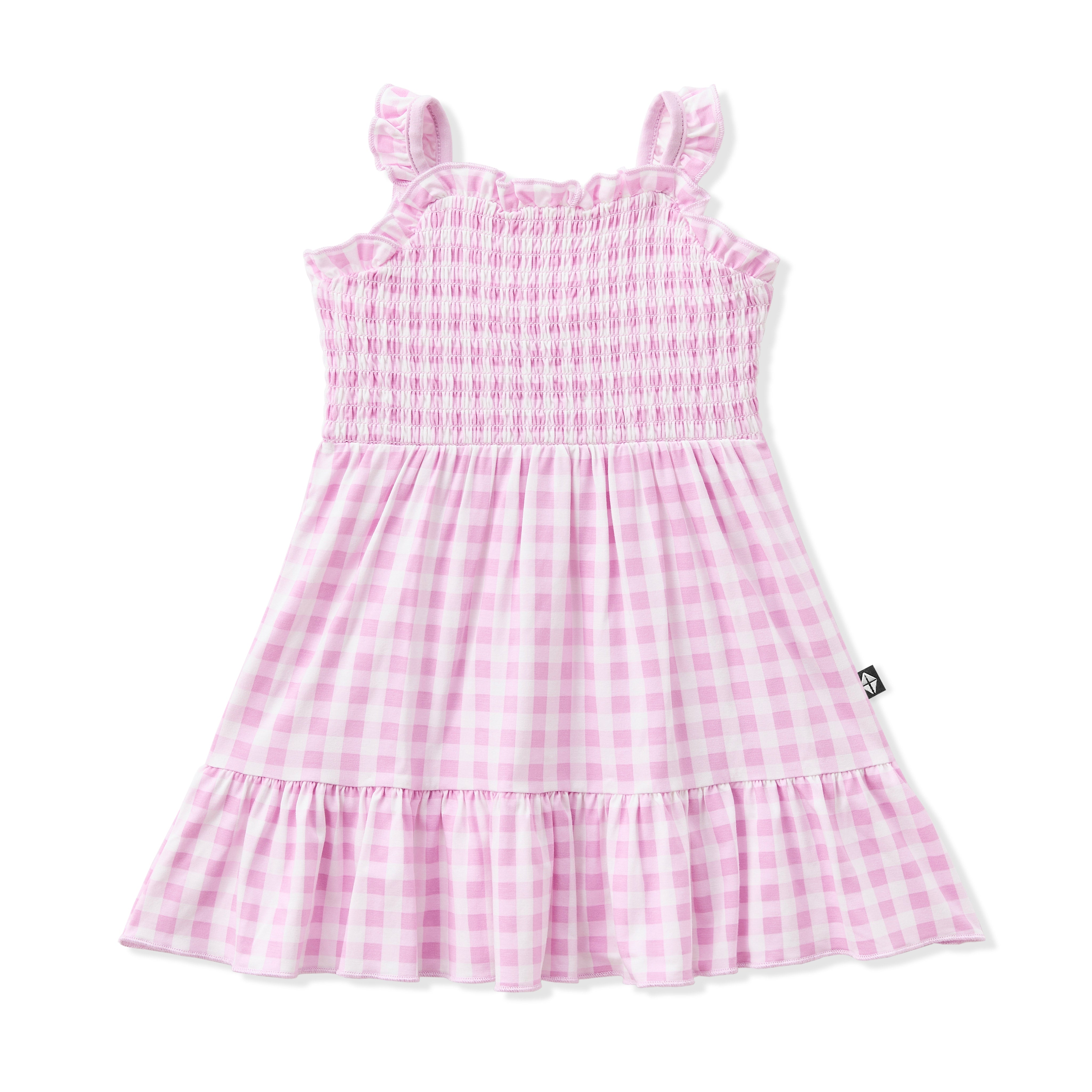 Product photo of the Smocked Dress in Gingham Thistle