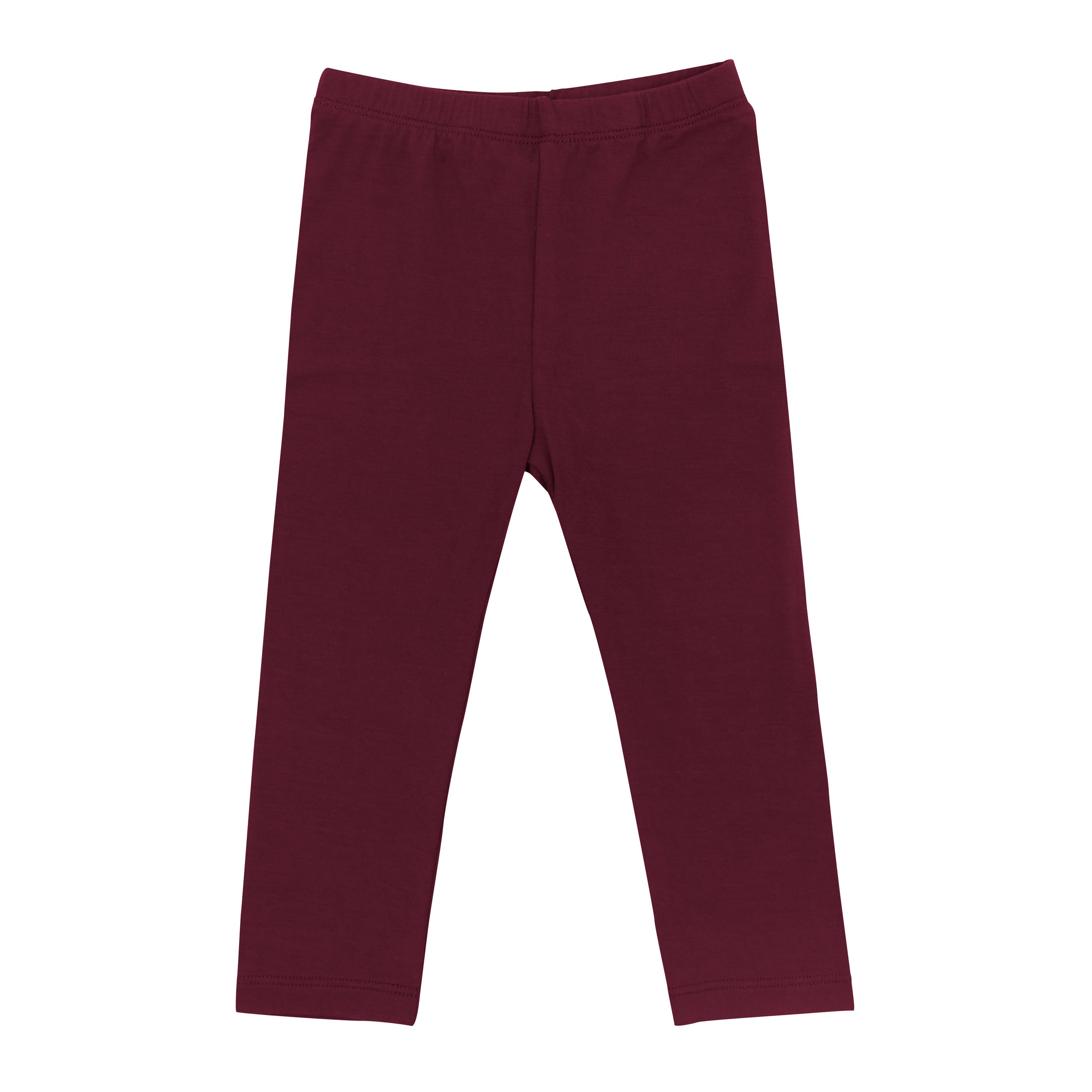 Product photo of the Toddler Leggings in Burgundy