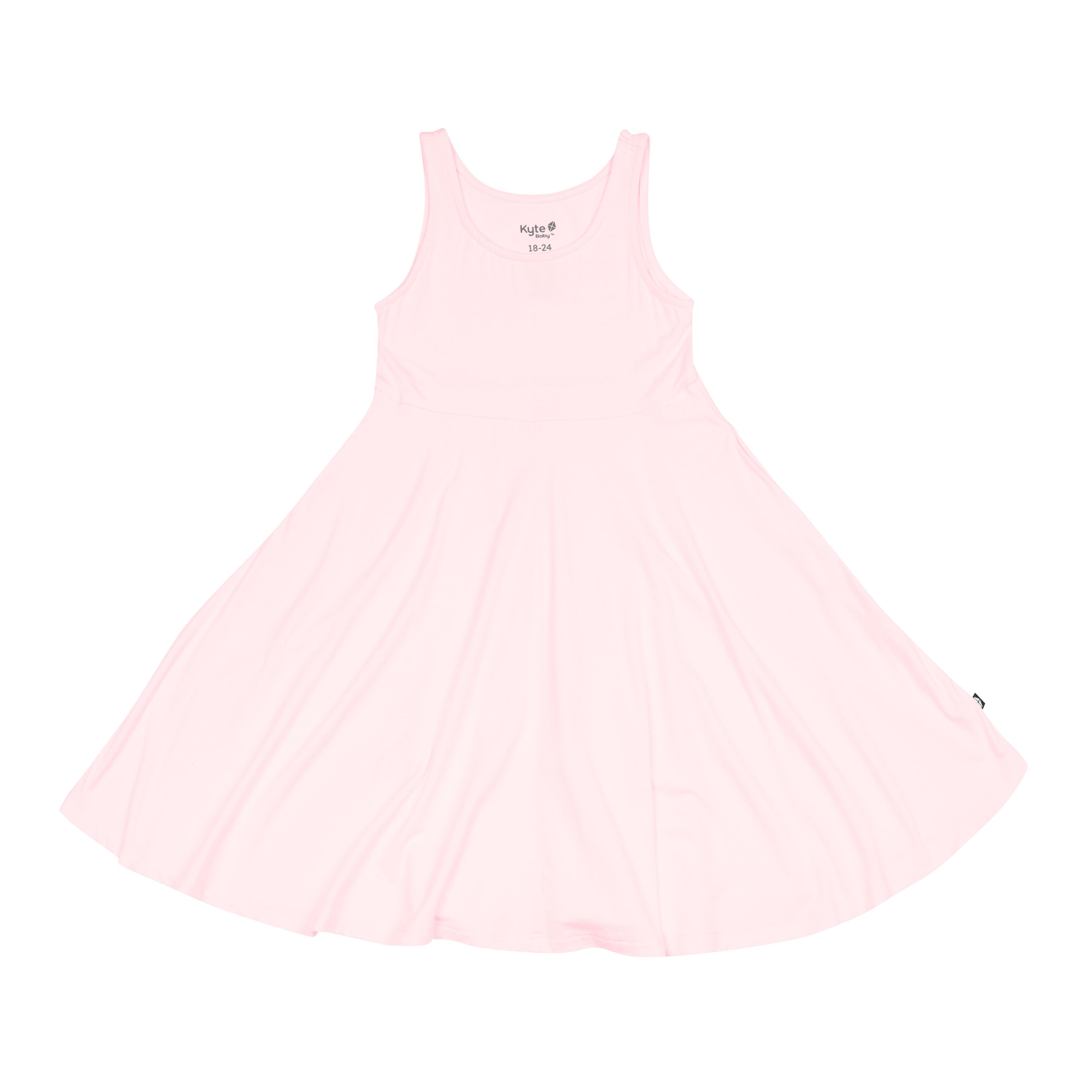 Tank Twirl Dress in Sakura Pink