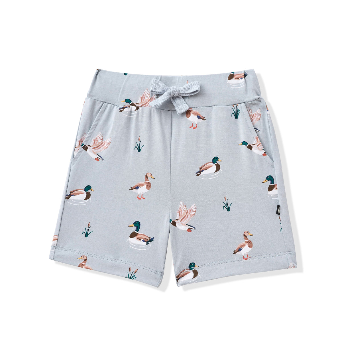 Product photo of the Drawstring Short in Mallard Duck shown on a white surface