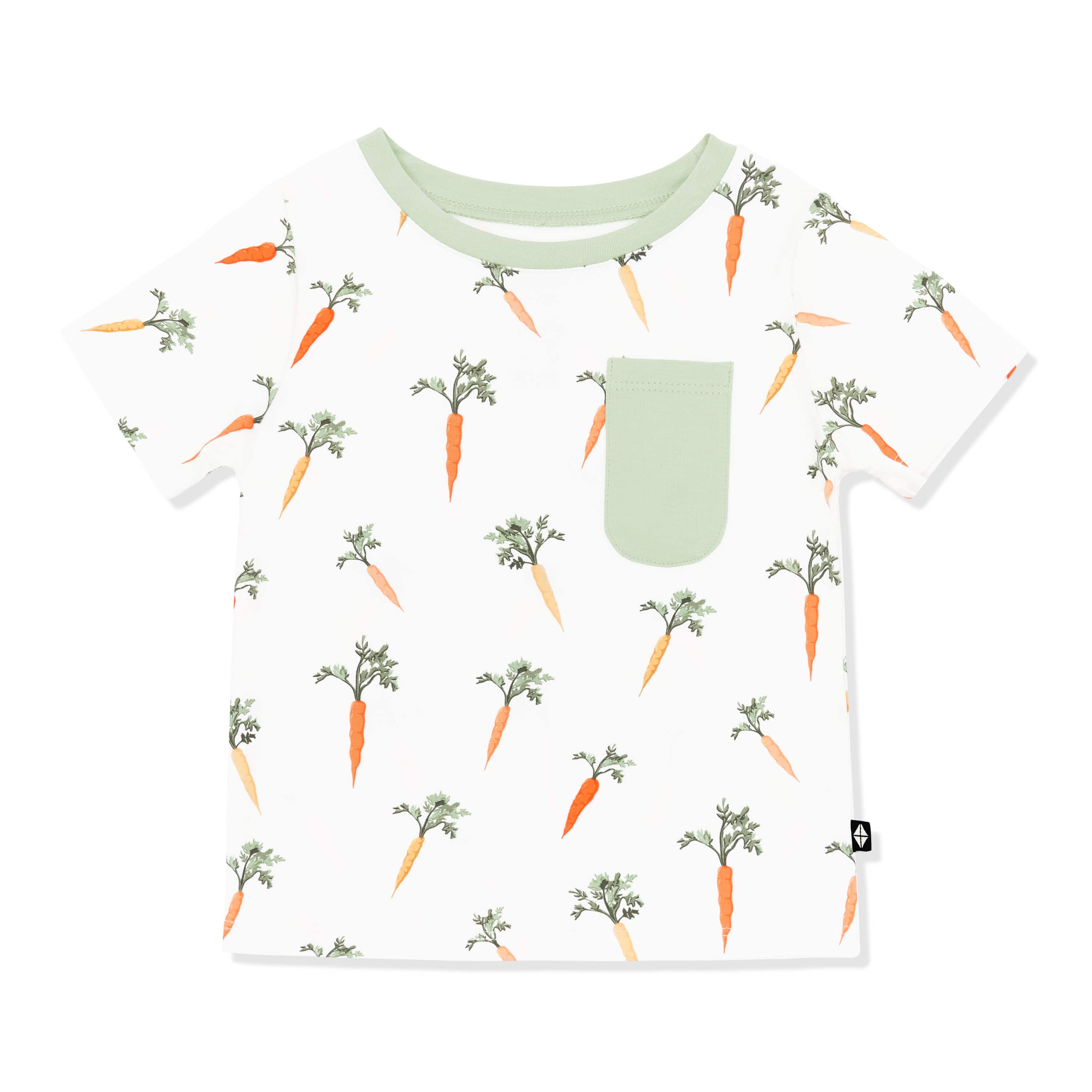 Product photo of the Toddler Crew Neck Tee in Carrot