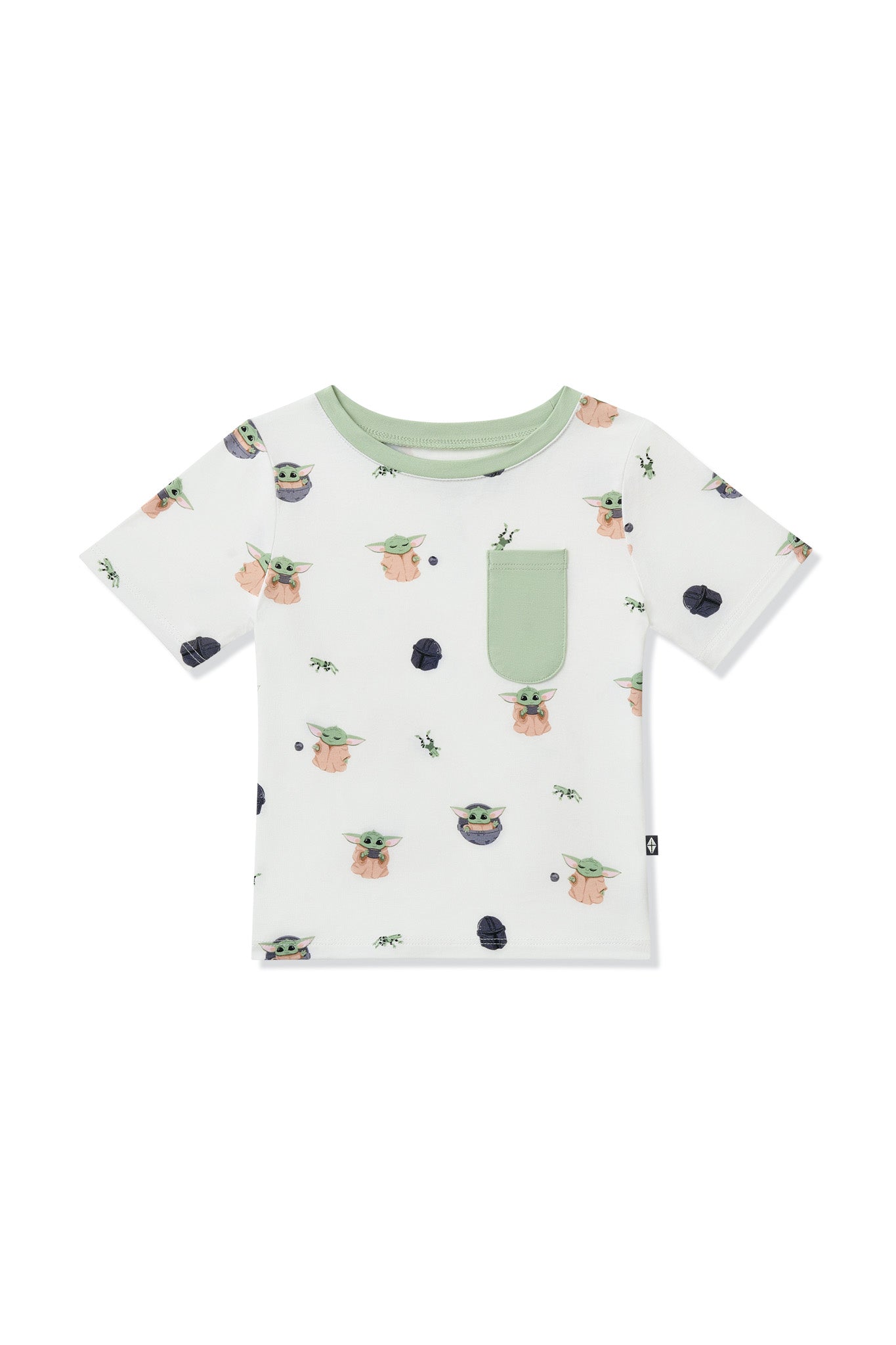 Product photo of the Toddler Crew Neck Tee in Grogu™ on a white surface