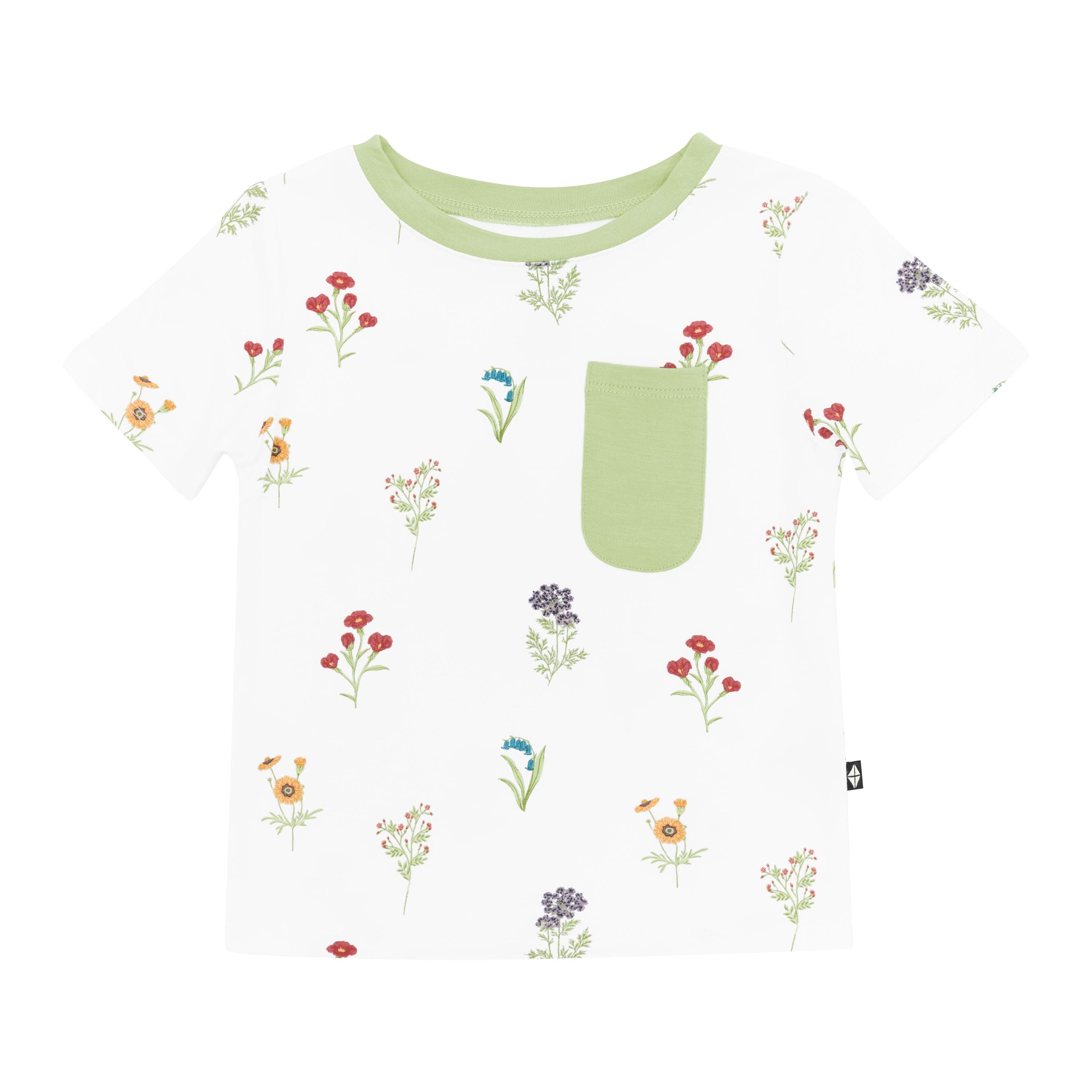 Toddler Crew Neck Tee in Wildflower