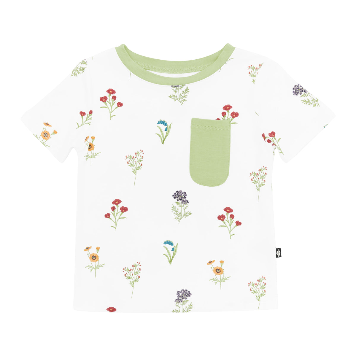 Toddler Crew Neck Tee in Wildflower