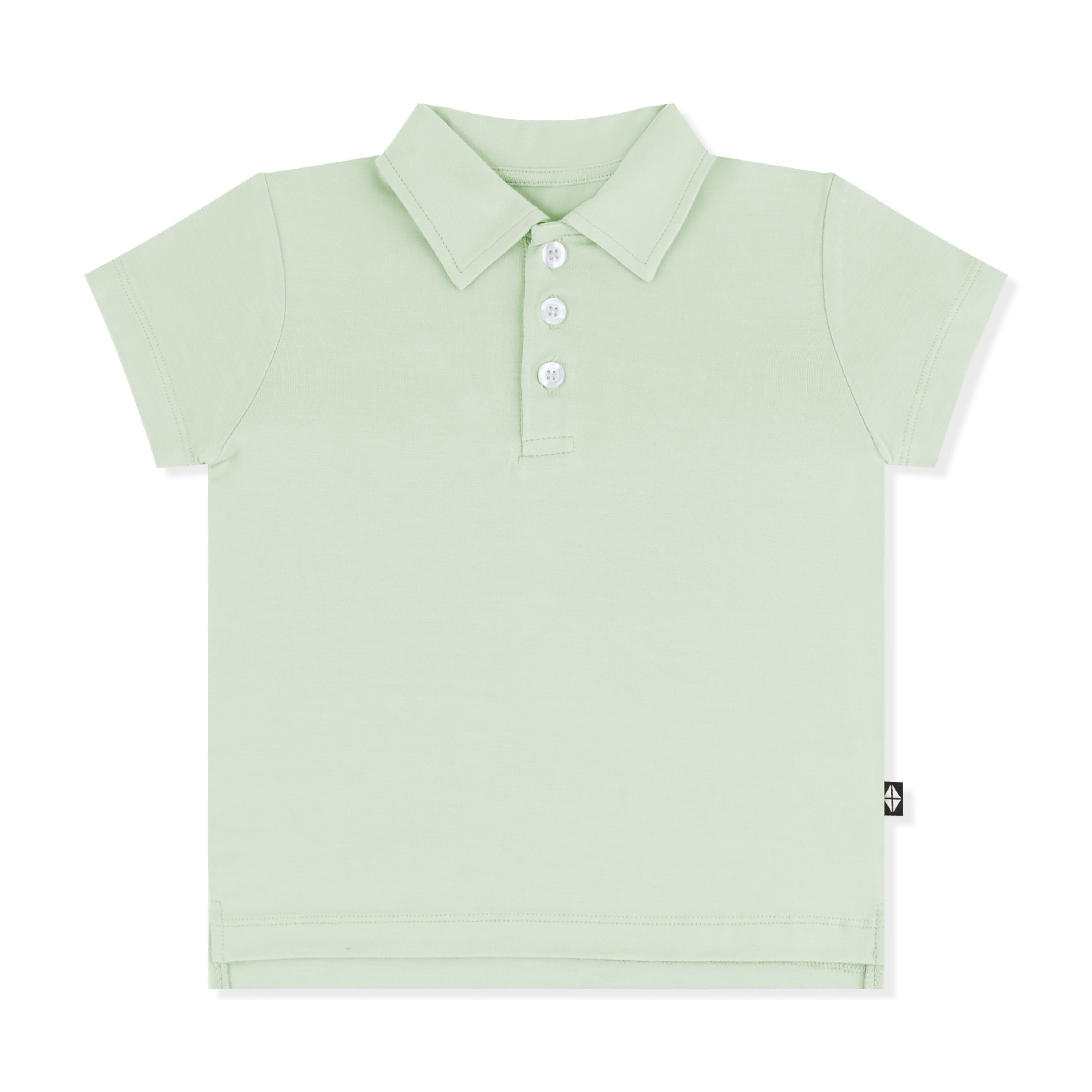 Product photo of the Toddler Short Sleeve Polo in Basil