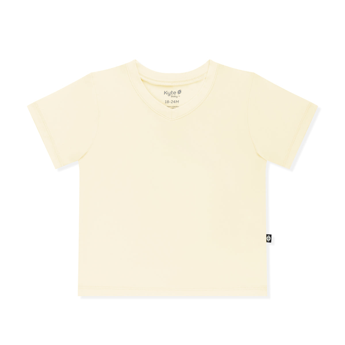 Product photo of the Toddler V-Neck Tee in Chamomile