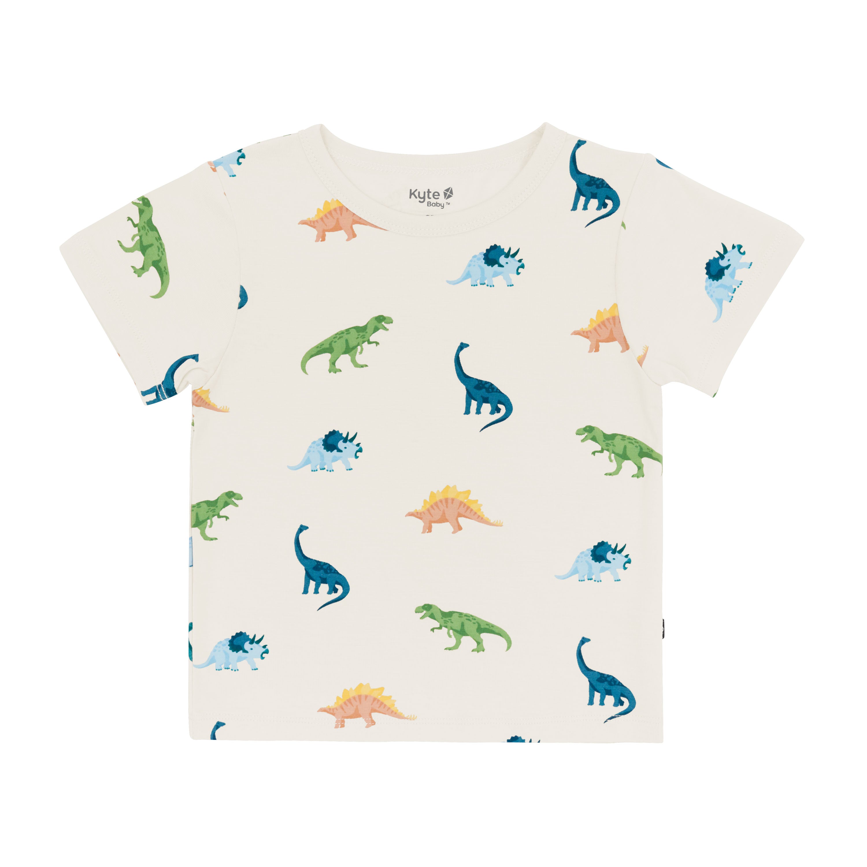 Kyte Baby Toddler Basic Tee in Ecru Roar