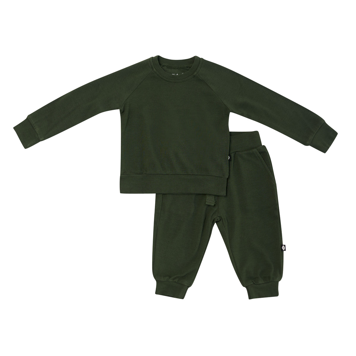 Bamboo Jersey Jogger Set in Fir