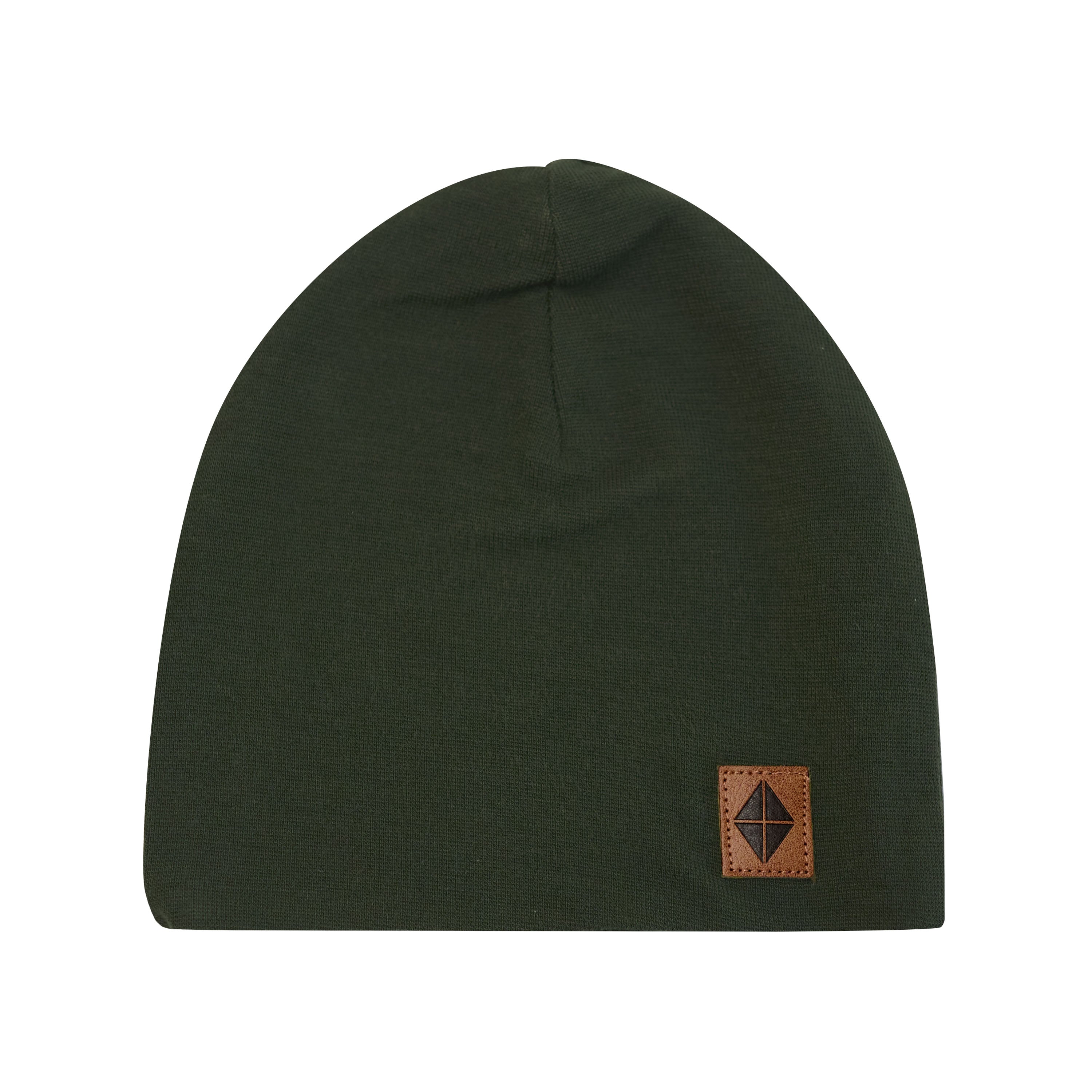 Bamboo Jersey Kids Beanie in Fir