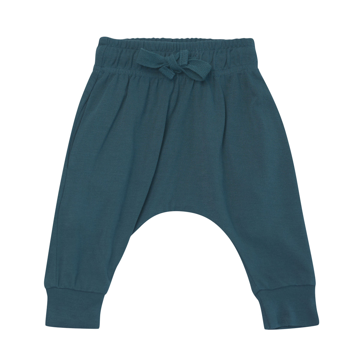Blue Bamboo Jersey Harem Pants in Atlantic