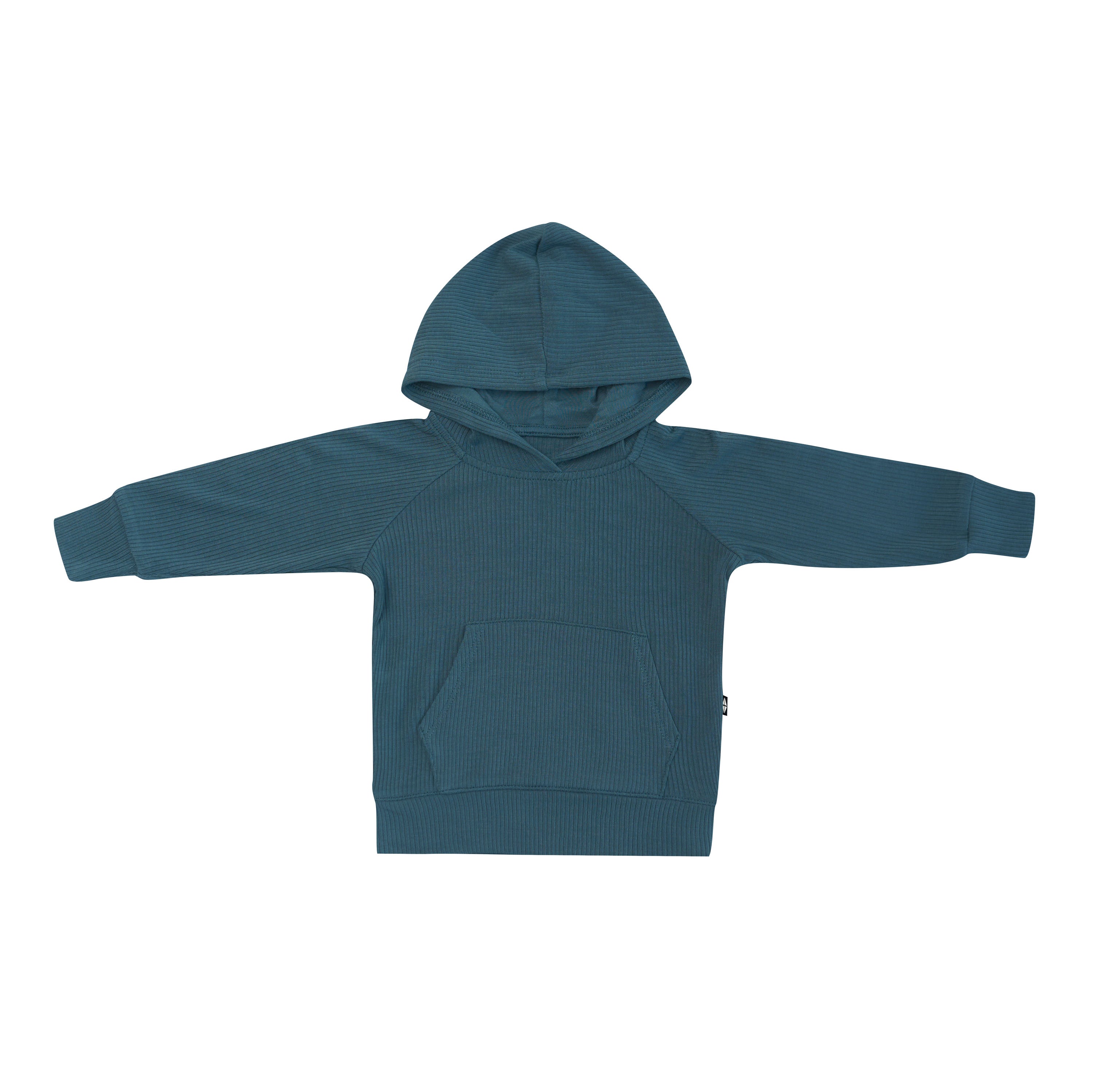 Product photo of the Ribbed Hoodie in Atlantic