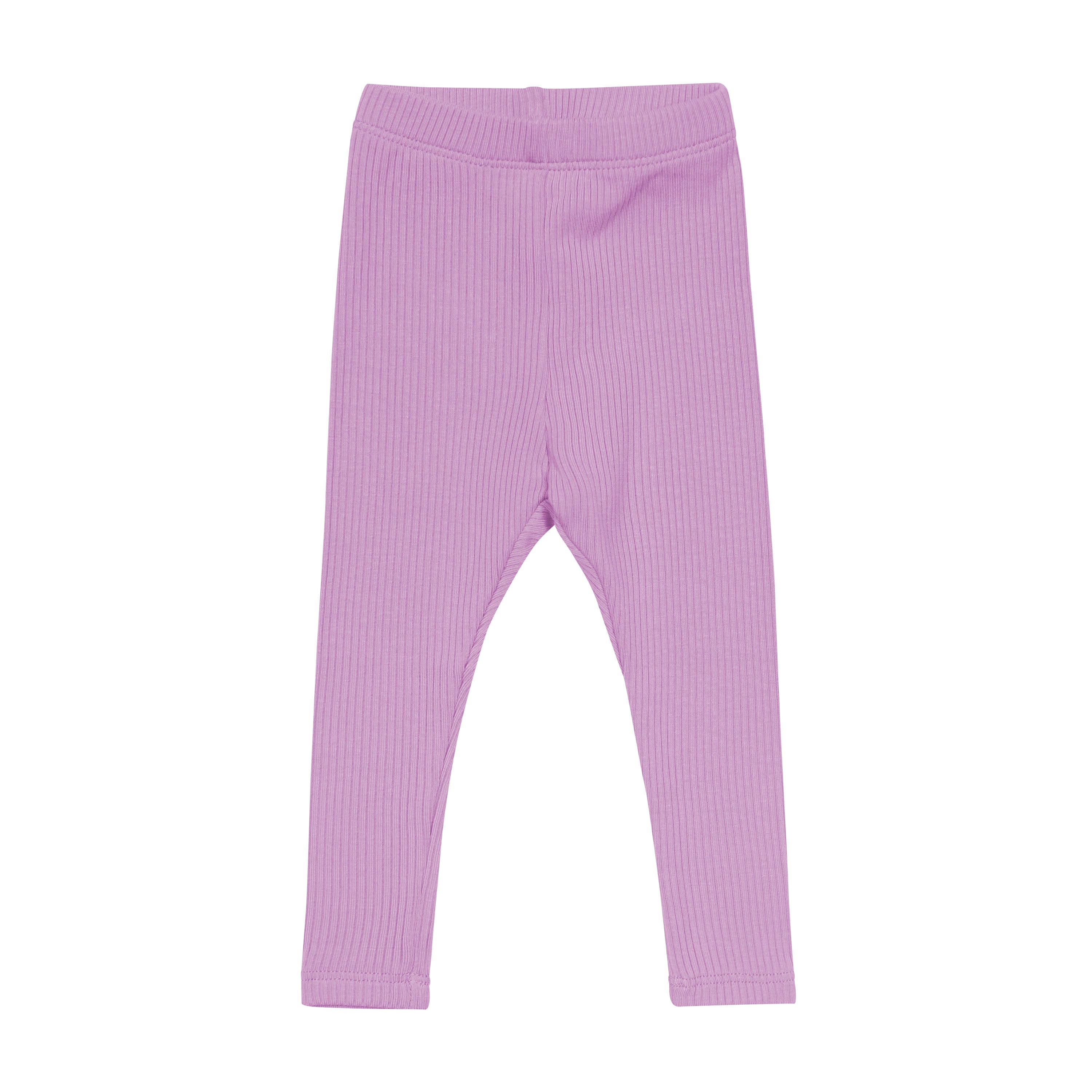 Ribbed Leggings in Poi purple