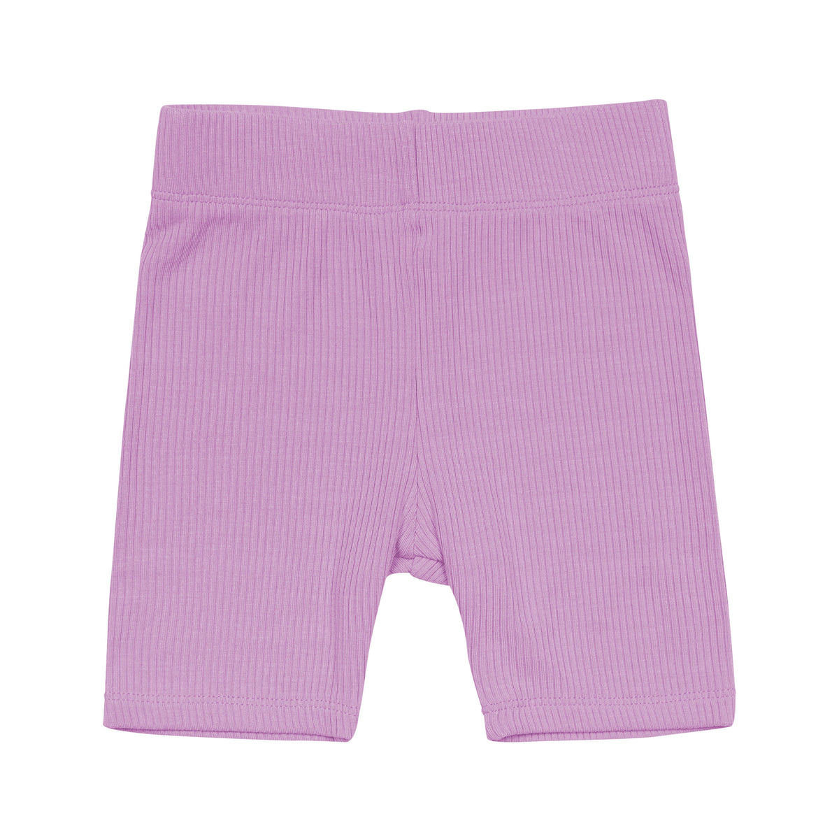 Ribbed Toddler Biker Shorts in Poi Purple
