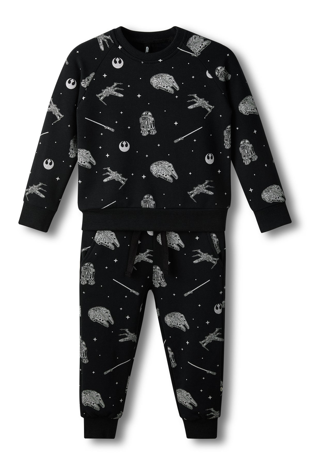 Product photo of the Long Sleeve Jogger Set in STAR WARS™ shown on a white background