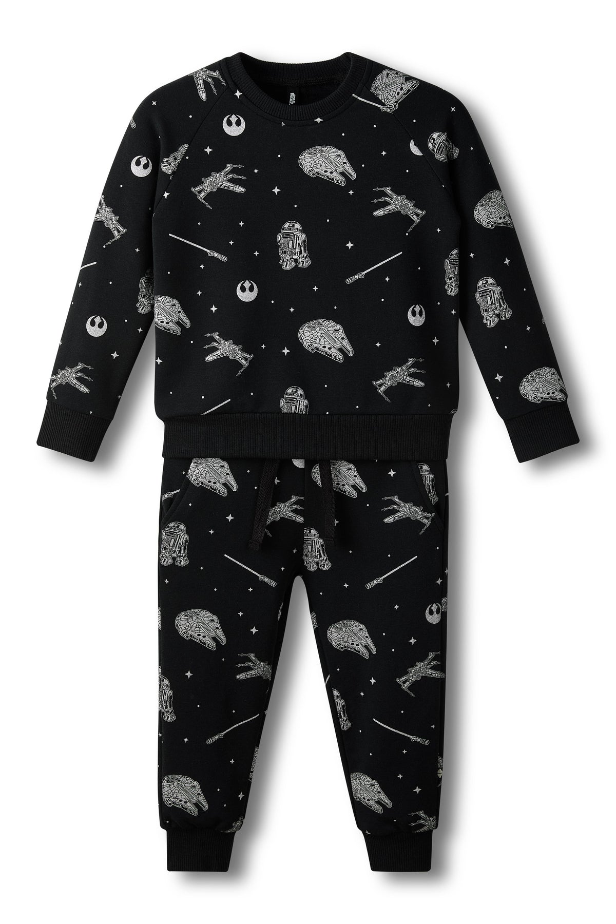 Product photo of the Long Sleeve Jogger Set in STAR WARS™ shown on a white background