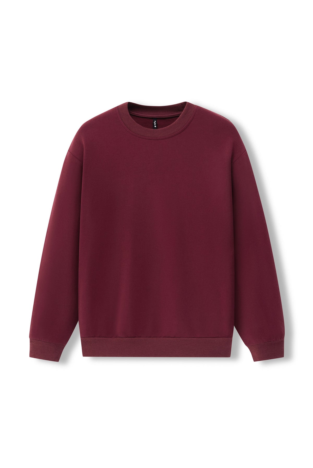 Women's Sweatshirt in Burgundy color on a white background