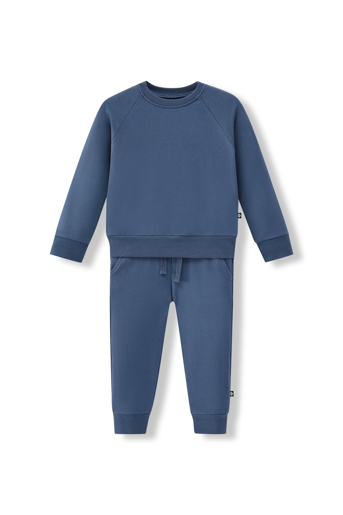 Long Sleeve Jogger Set in Oxford color on a white background