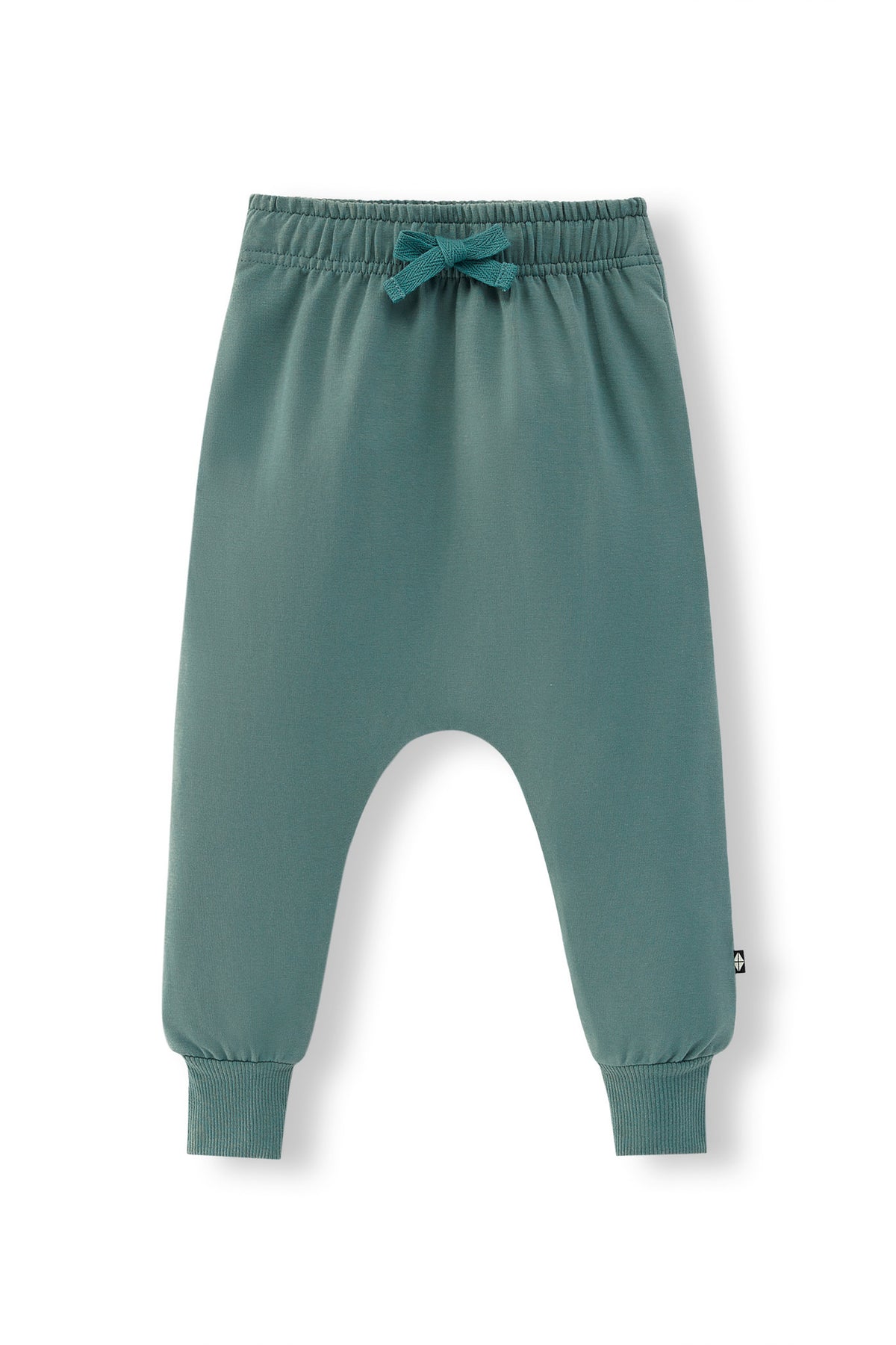 Harem Pants in Pine color on a white background