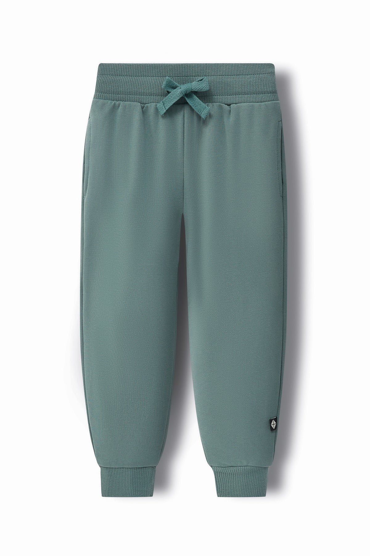 Jogger Pant in Pine color on a white background